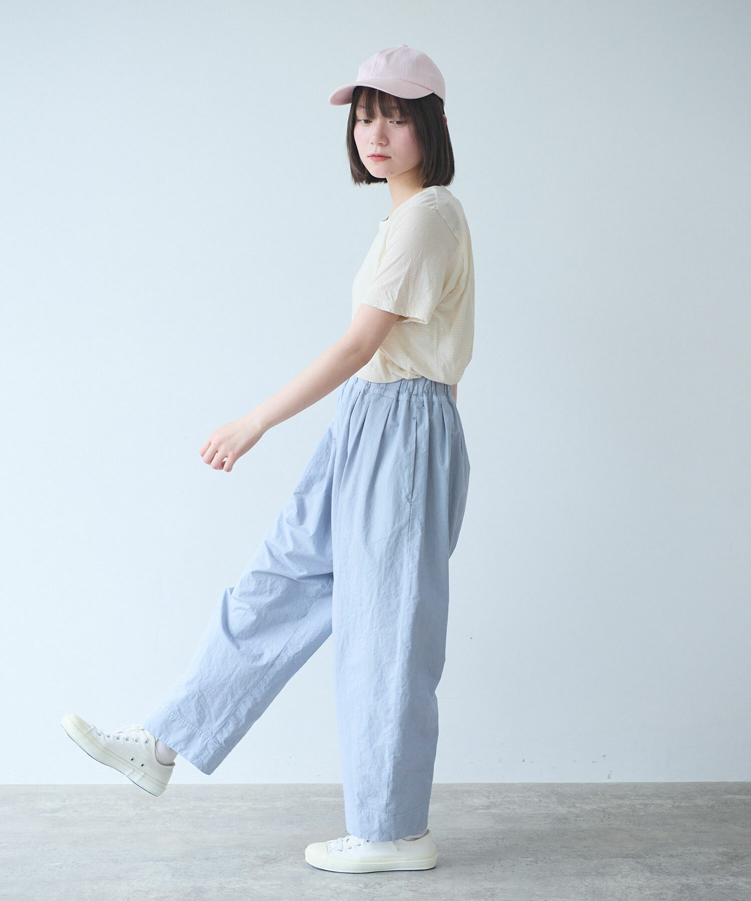 AMBIDEX Store 2/1 ツイル製品染め コクーンパンツ(F サックス): bulle