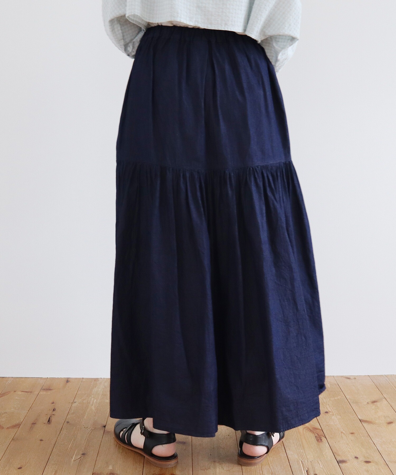 AMBIDEX Store 5.5OZ denim ヒラリスカート(F コン): bulle de savon