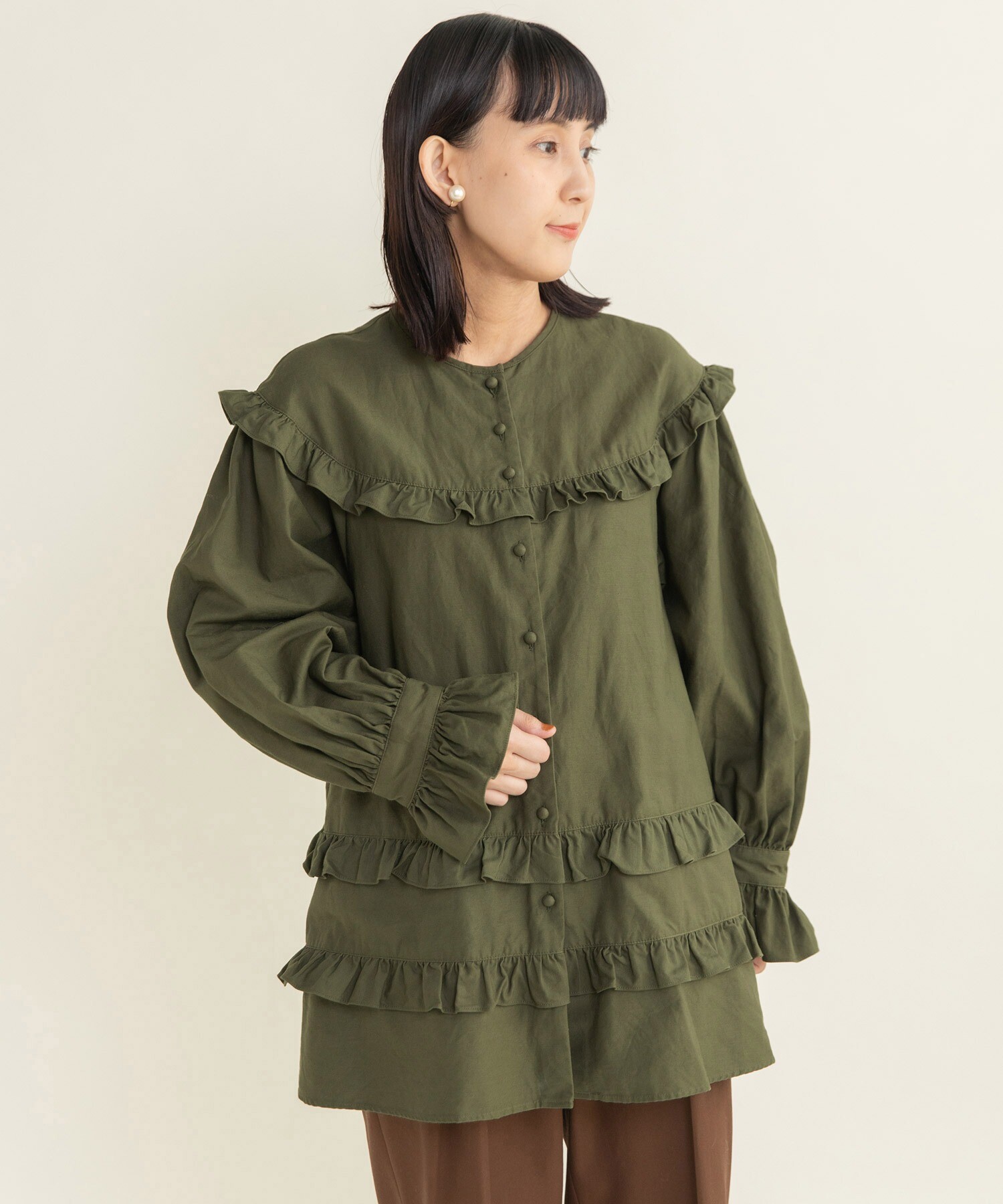 AMBIDEX Store 【予約販売】○ライトバックサテン フリル