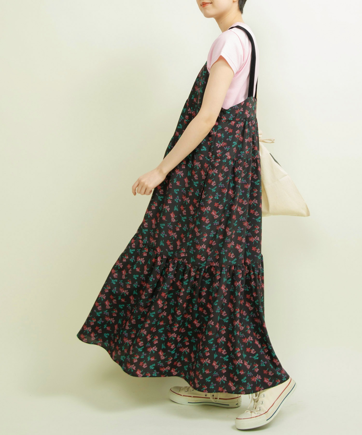 極美品 24年 CELFORD ペイントフラワーワンピース M キャミ付 黒 Amazon.co.jp: [セルフォード] ペイントフラワーワンピース