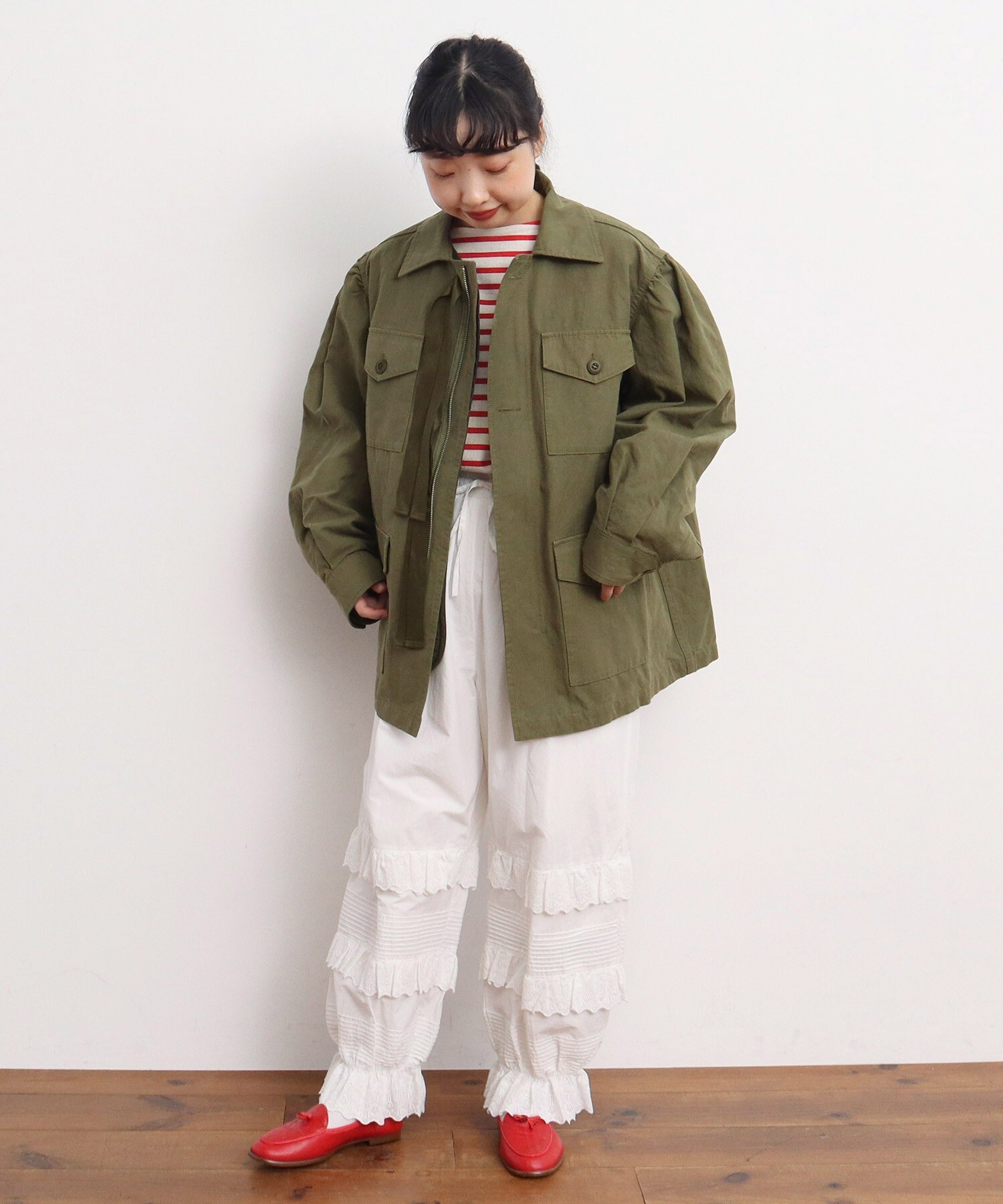 Dot\u0026Stripes CHILD WOMAN/レースフリルパンツ - modernledgers.com