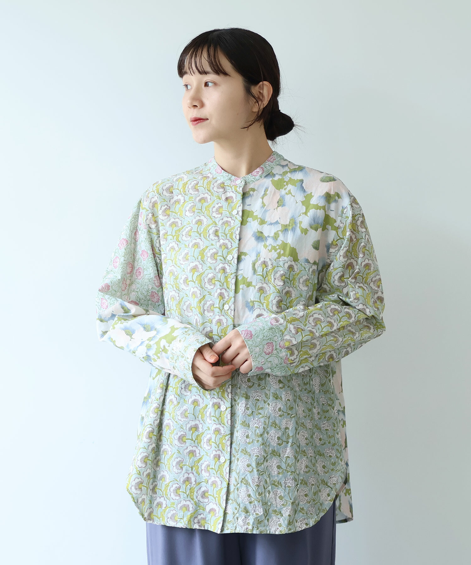 AMBIDEX Store ○switching print シャツ(F マルチ01): yuni