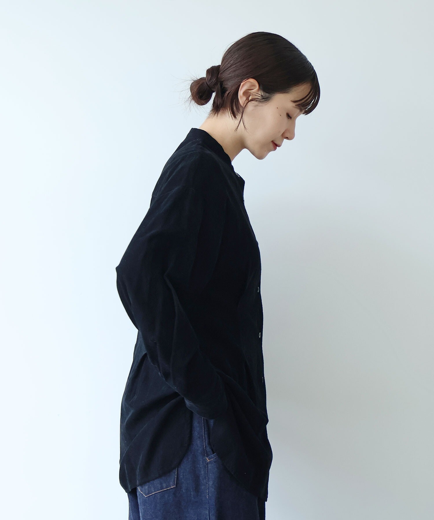 AMBIDEX Store ○シャンブレーコールタックシャツ(F サックス): yuni