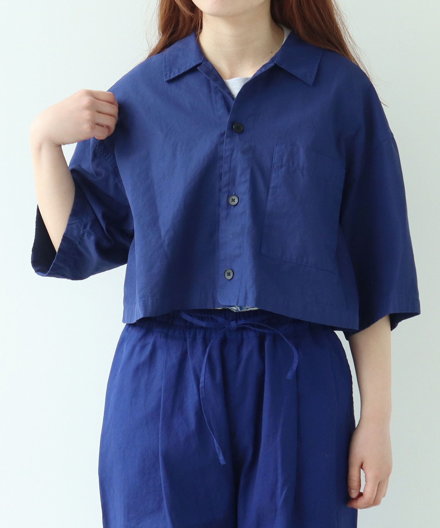 AMBIDEX Store ○hightwist コットン product dye haori シャツ