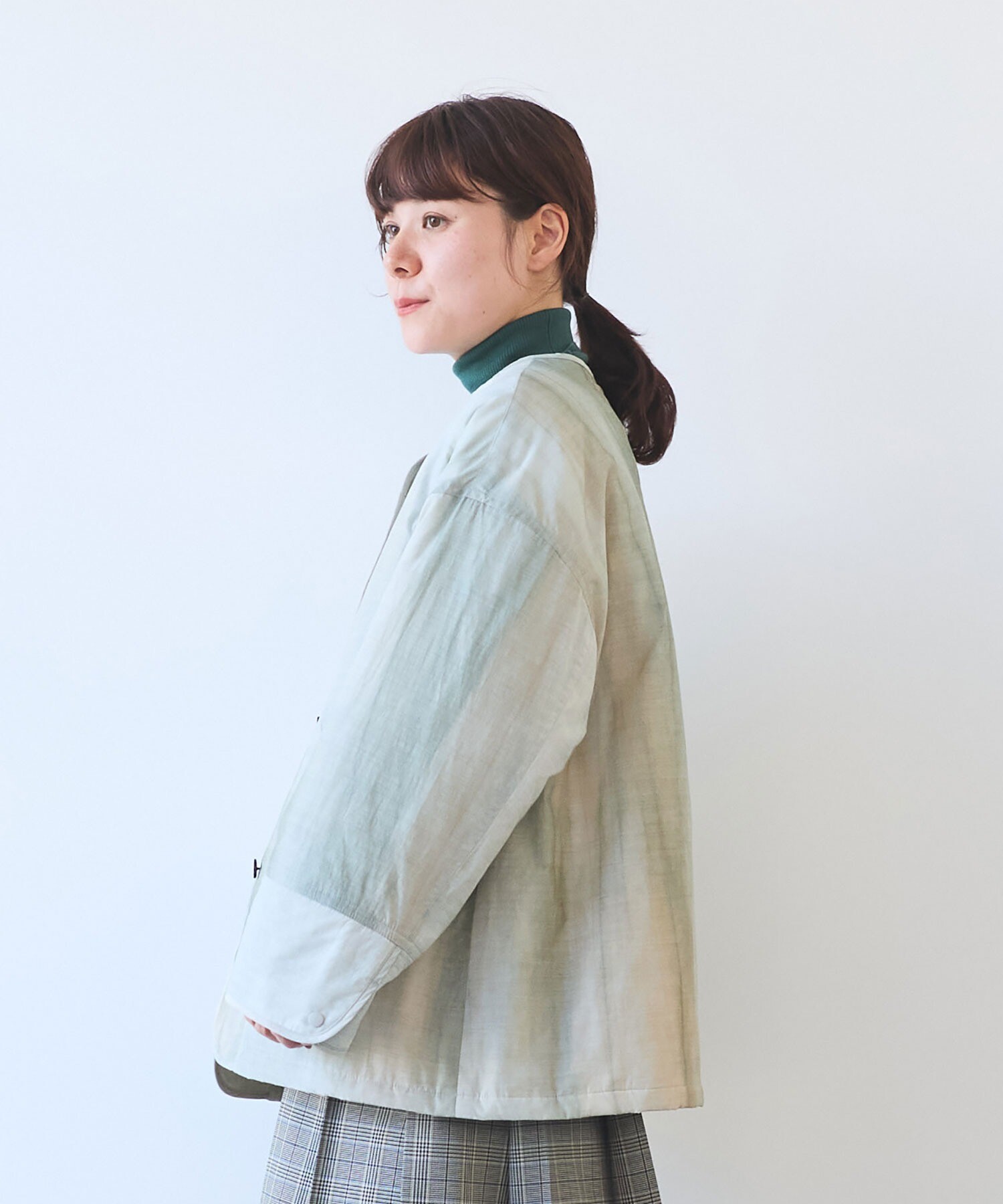 EVODOWN hooded コート AMBIDEX Store 【予約販売】○コットンナイロン evodown 流し染