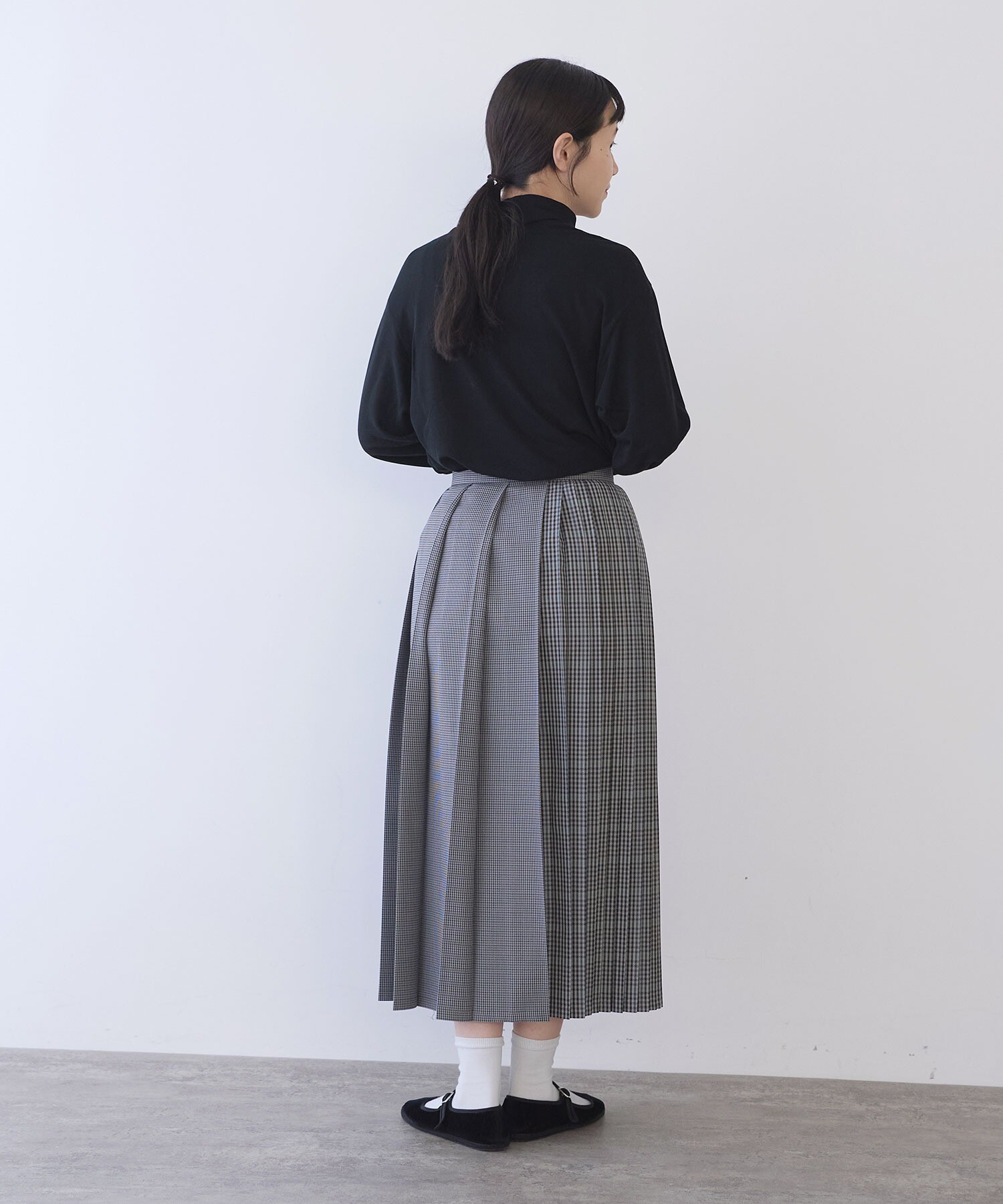 【最終価格】yuni wool polyester チェックプリーツスカート yuni 】wool polyester チェックプリーツスカート - メルカリ