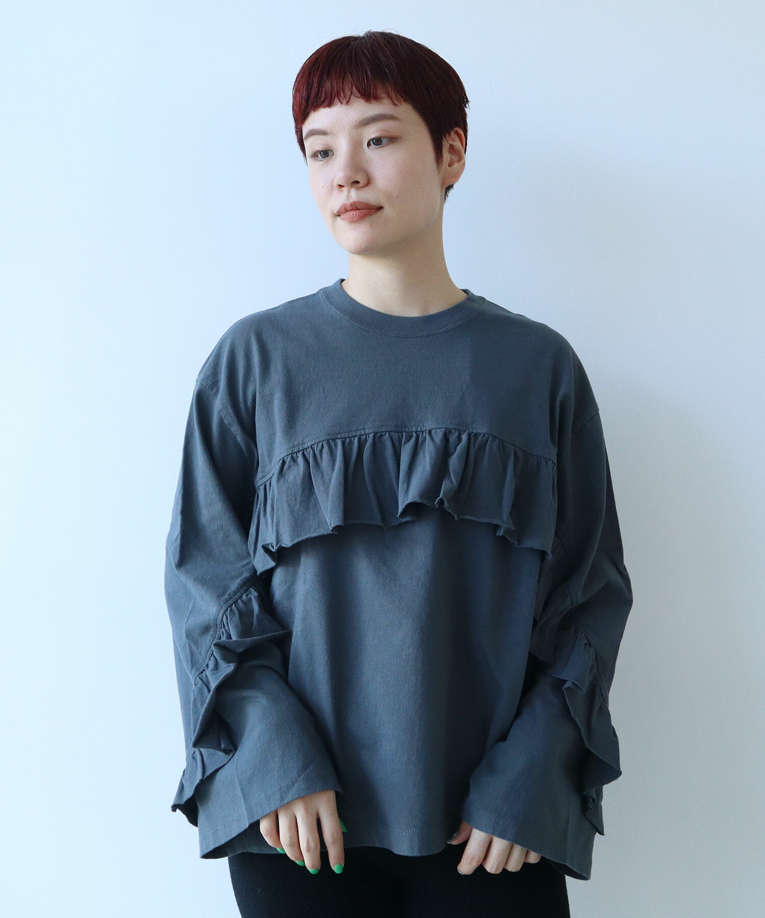 フリルで最安値！ 2Wayラッフルフリルトップス(カットソー)｜TOPS（トップス