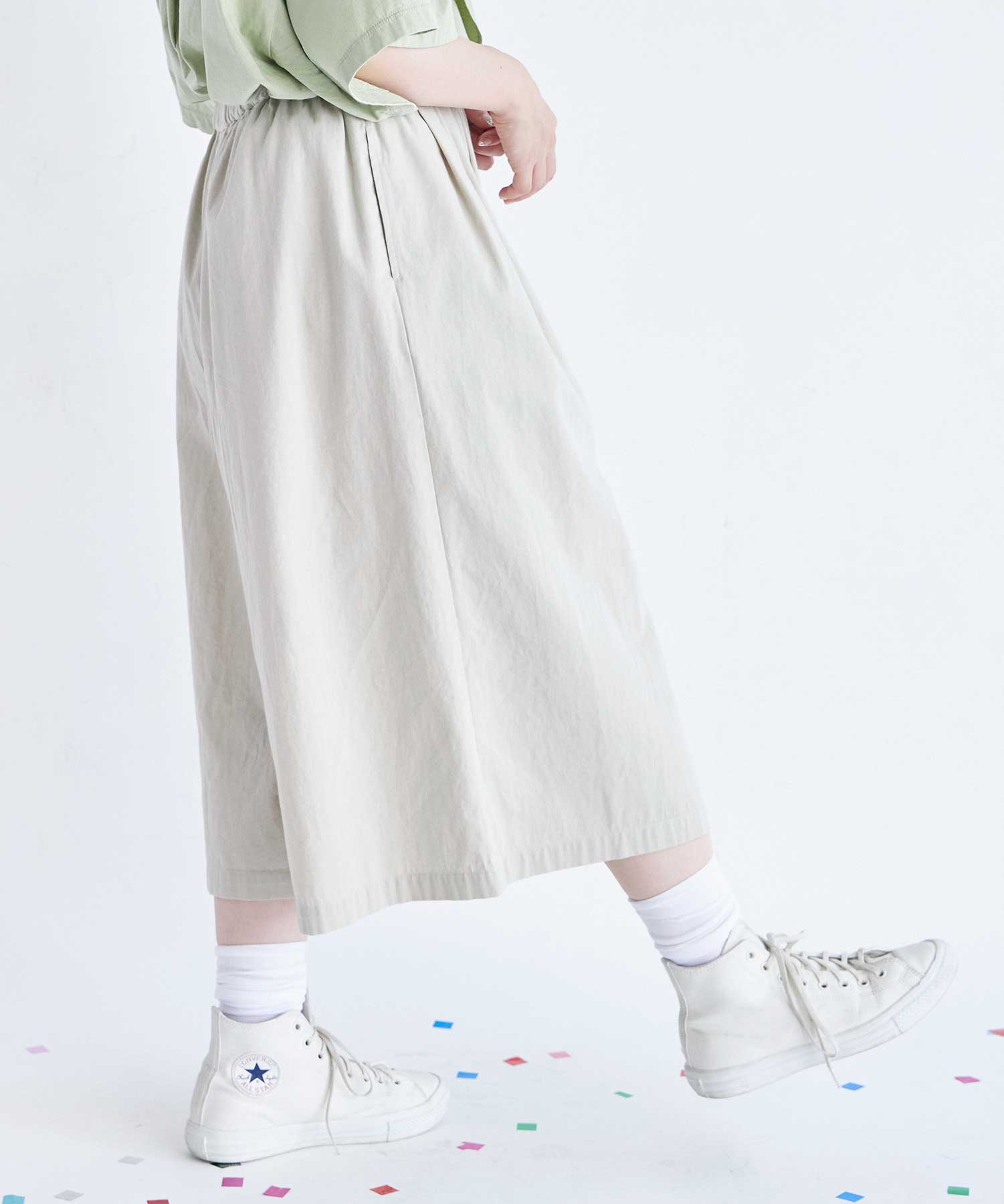 AMBIDEX Store ○強撚TWILL HAKAMAパンツ(F BLACK): FLAT-cic-HATENA