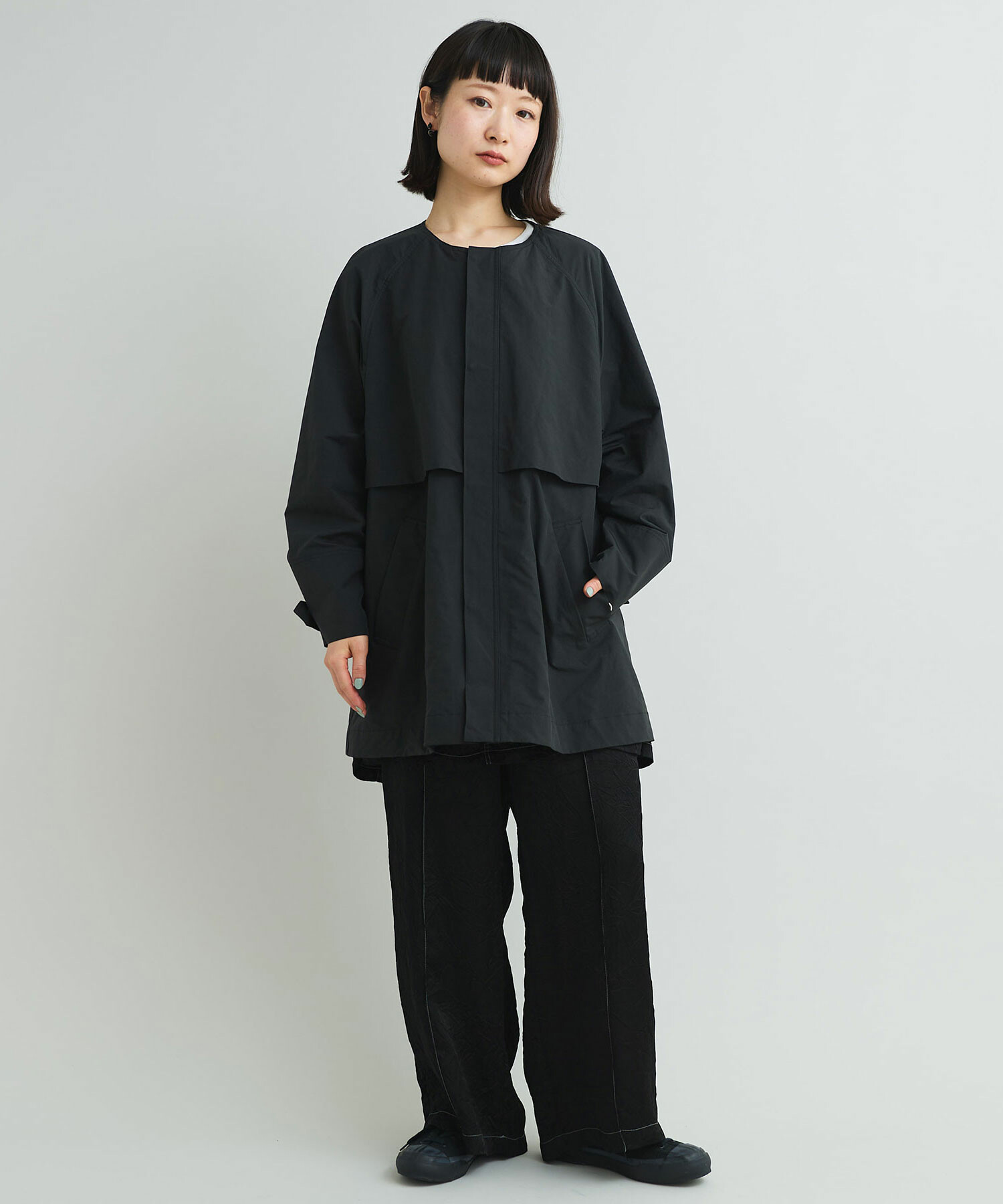 user_333b5c04ページ AMBIDEX Store 〇ピーチスキンタフタ ショート コート(F クロ): iki