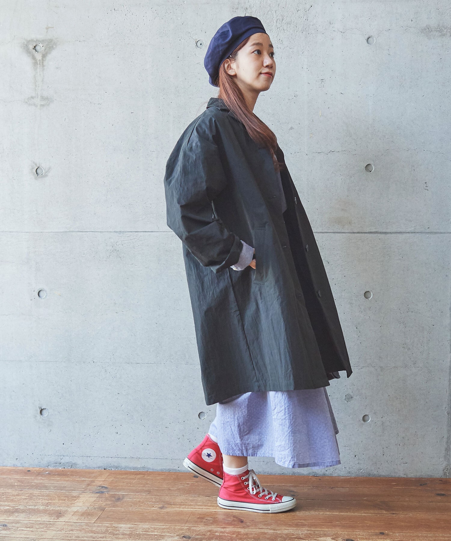 モデル 154cm ※ライナーを外して着用しています