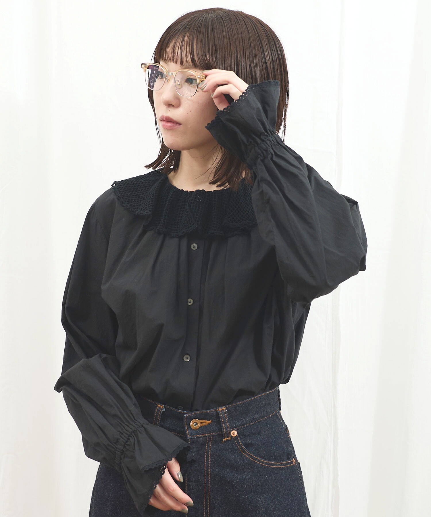 AMBIDEX Store 〇Kitty blouse(F シロ): l'atelier du savon