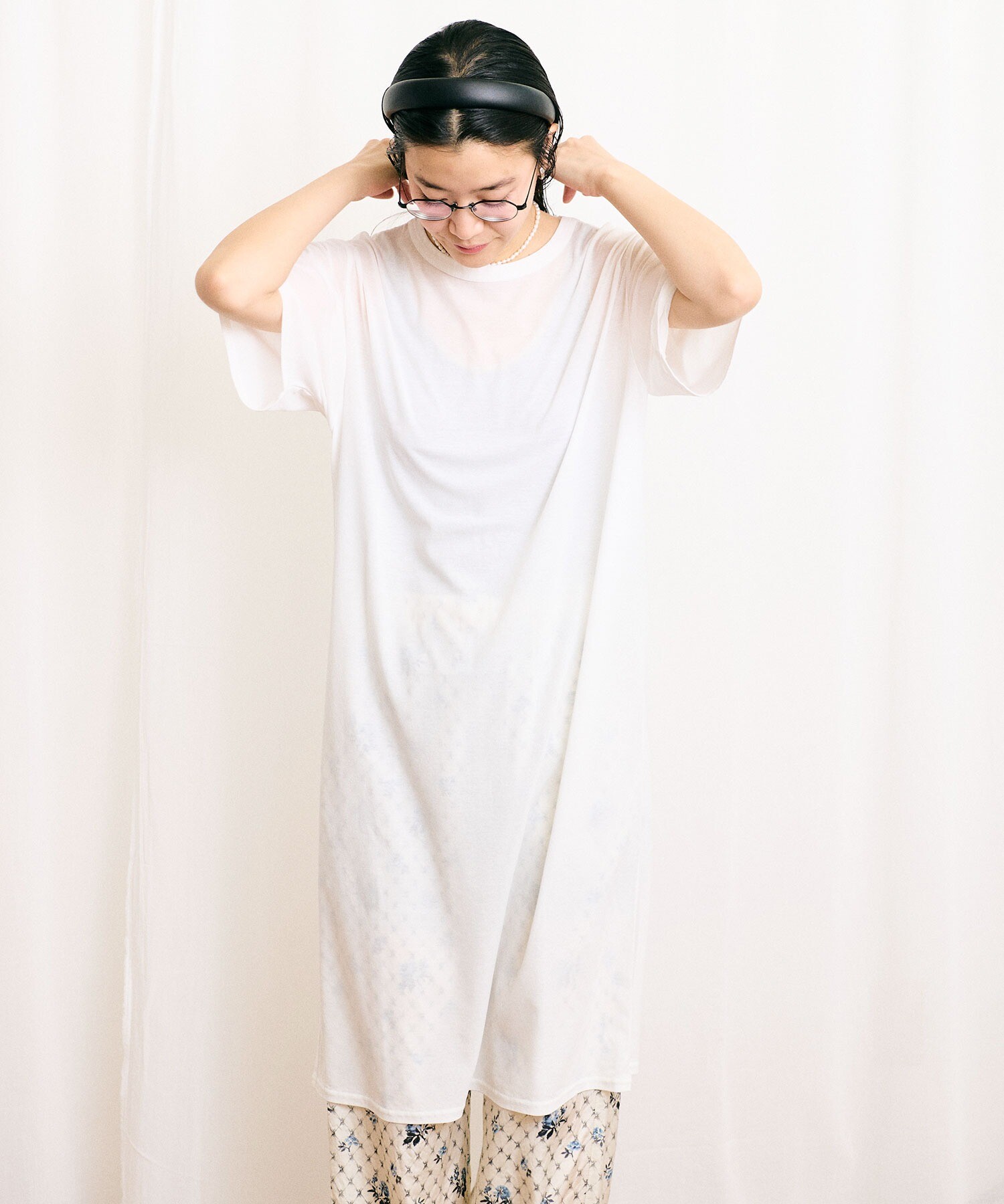 AMBIDEX Store 【予約販売】〇simple through long Tshirt(F