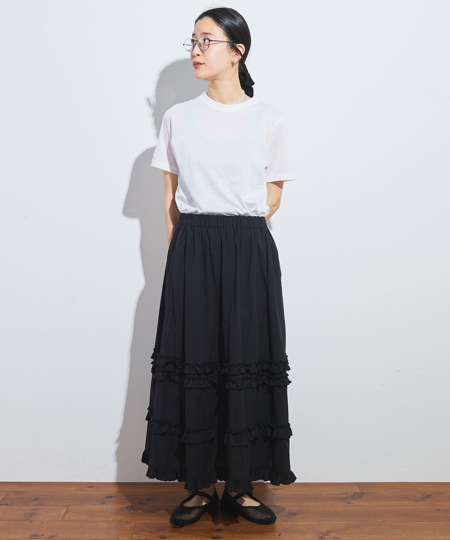 AMBIDEX Store △simple smooth short sleeve(F シロ): l