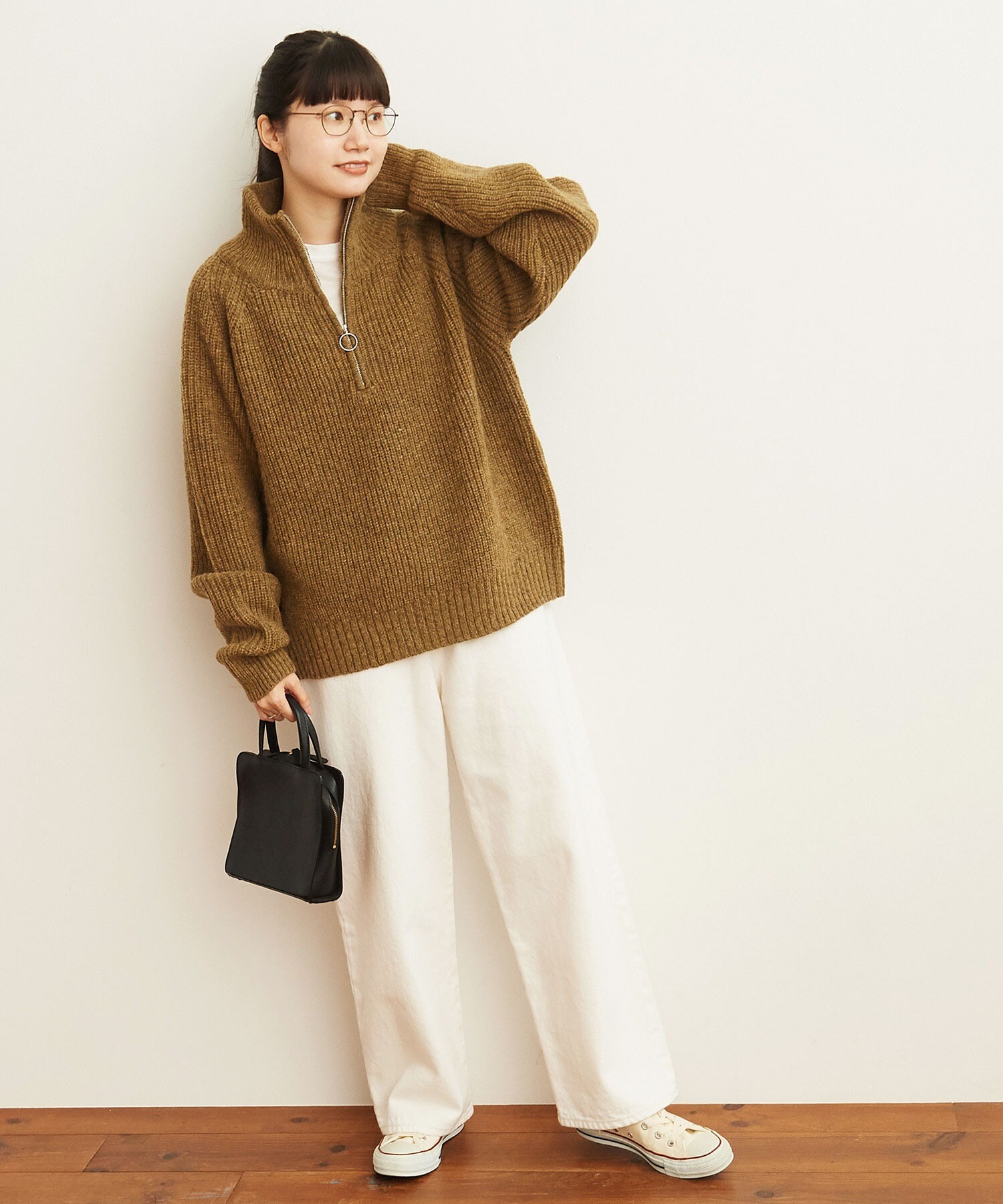 AMBIDEX Store ○HALF ZIP knit(F クロ): l'atelier du savon