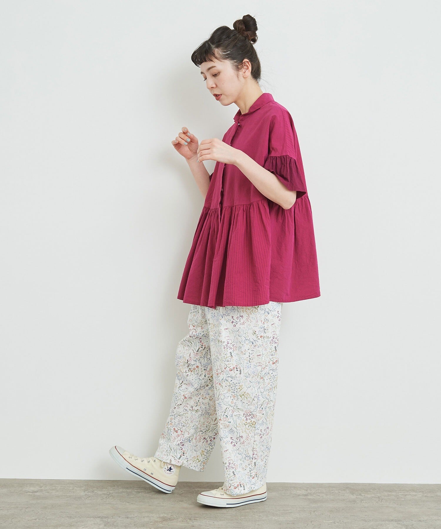 AMBIDEX Store ○C/スケッチプリント パンツ(F キナリ): l'atelier du 