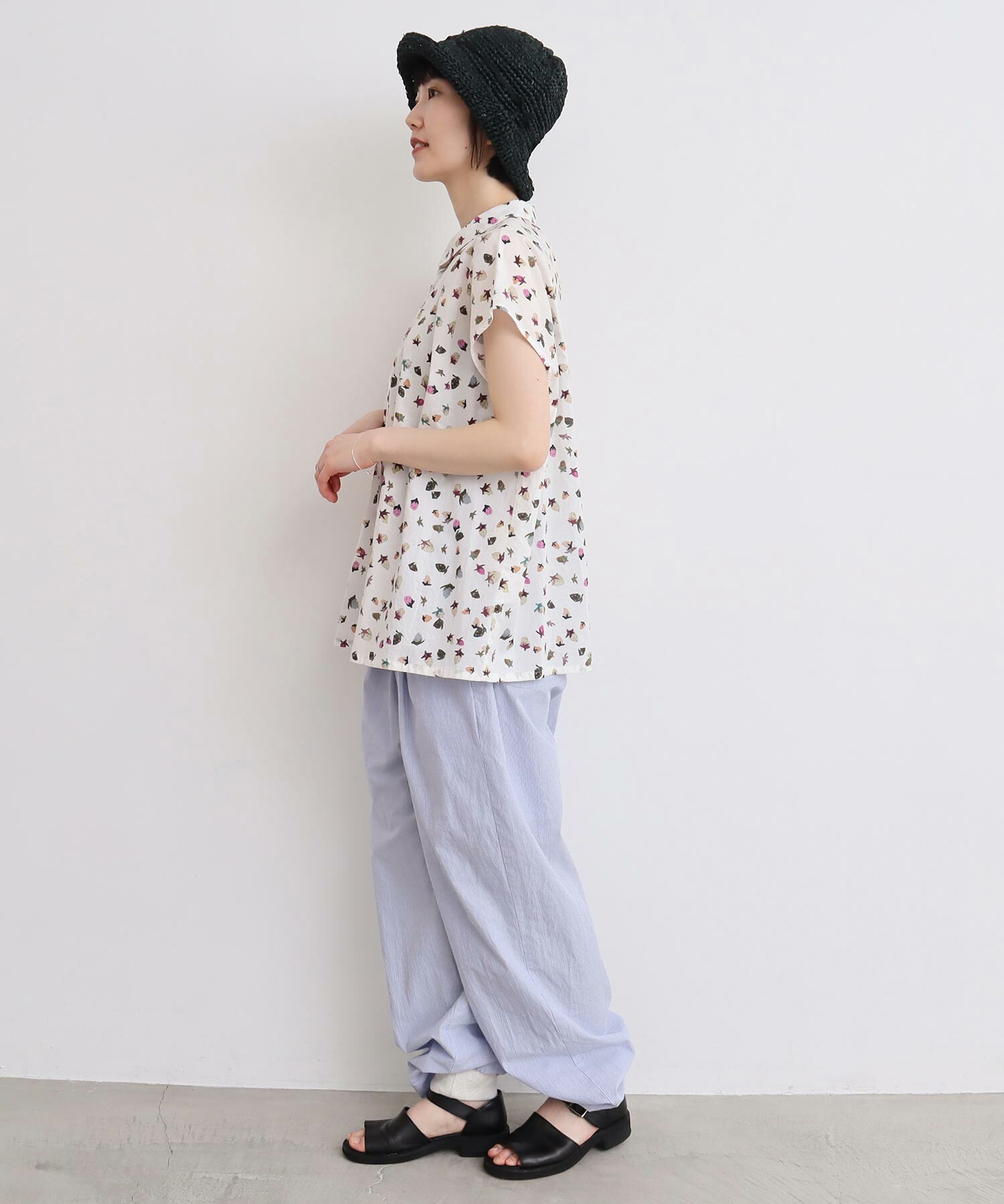 AMBIDEX Store 〇スウェットみたいなゆるパンツ(F ベージュ): l
