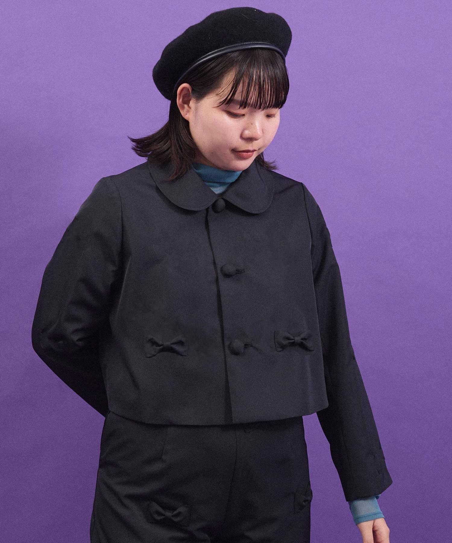 AMBIDEX Store BLACK RIBBON ジャケット (F クロ): l'atelier du savon