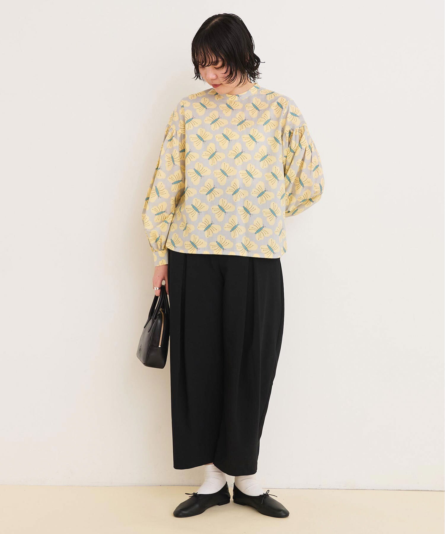 AMBIDEX Store ○BOX タックパンツ(F クロ): l'atelier du savon