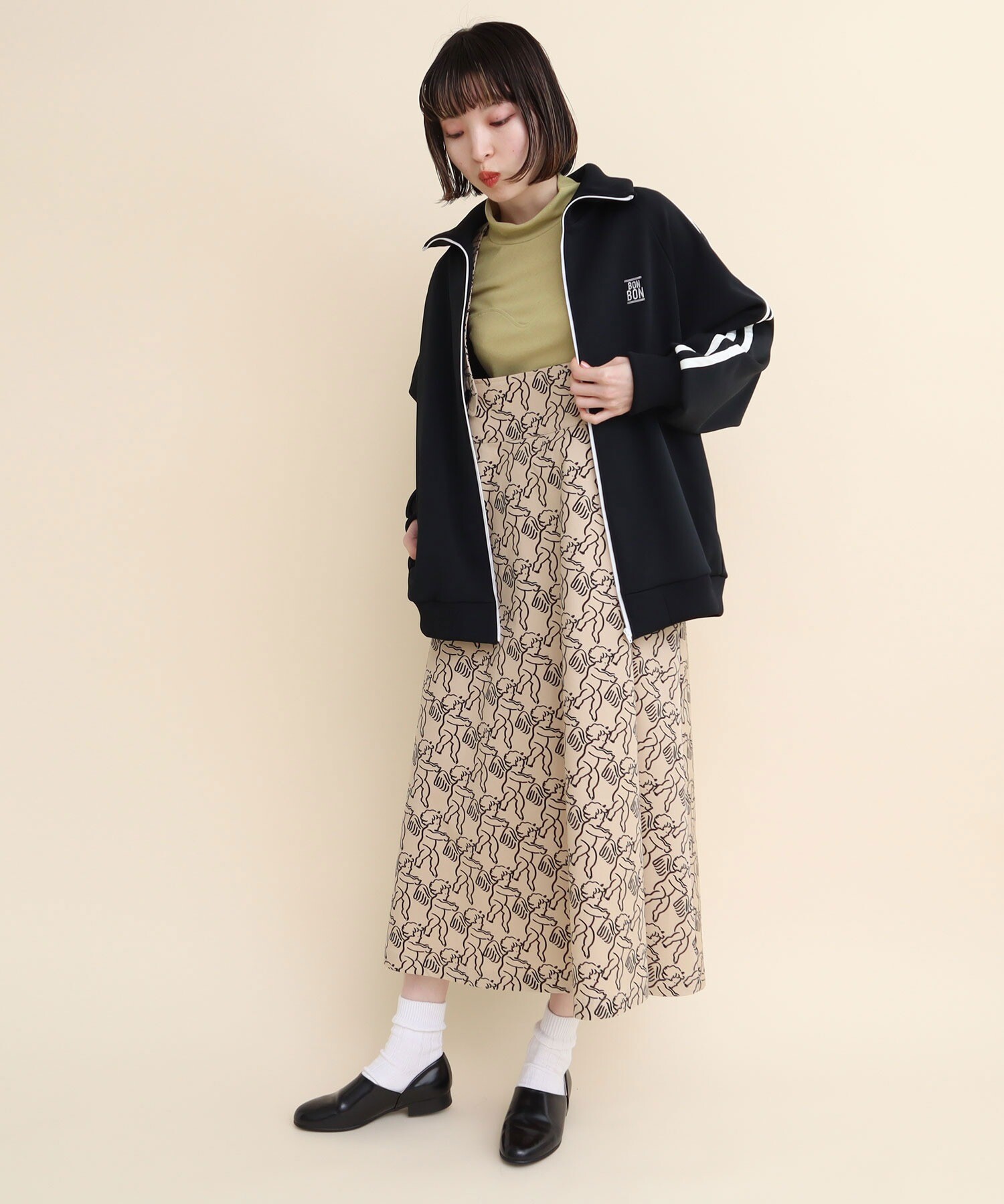 AMBIDEX Store 〇ANGEL CHARM jumper skirt(F ベージュ): l'atelier du 