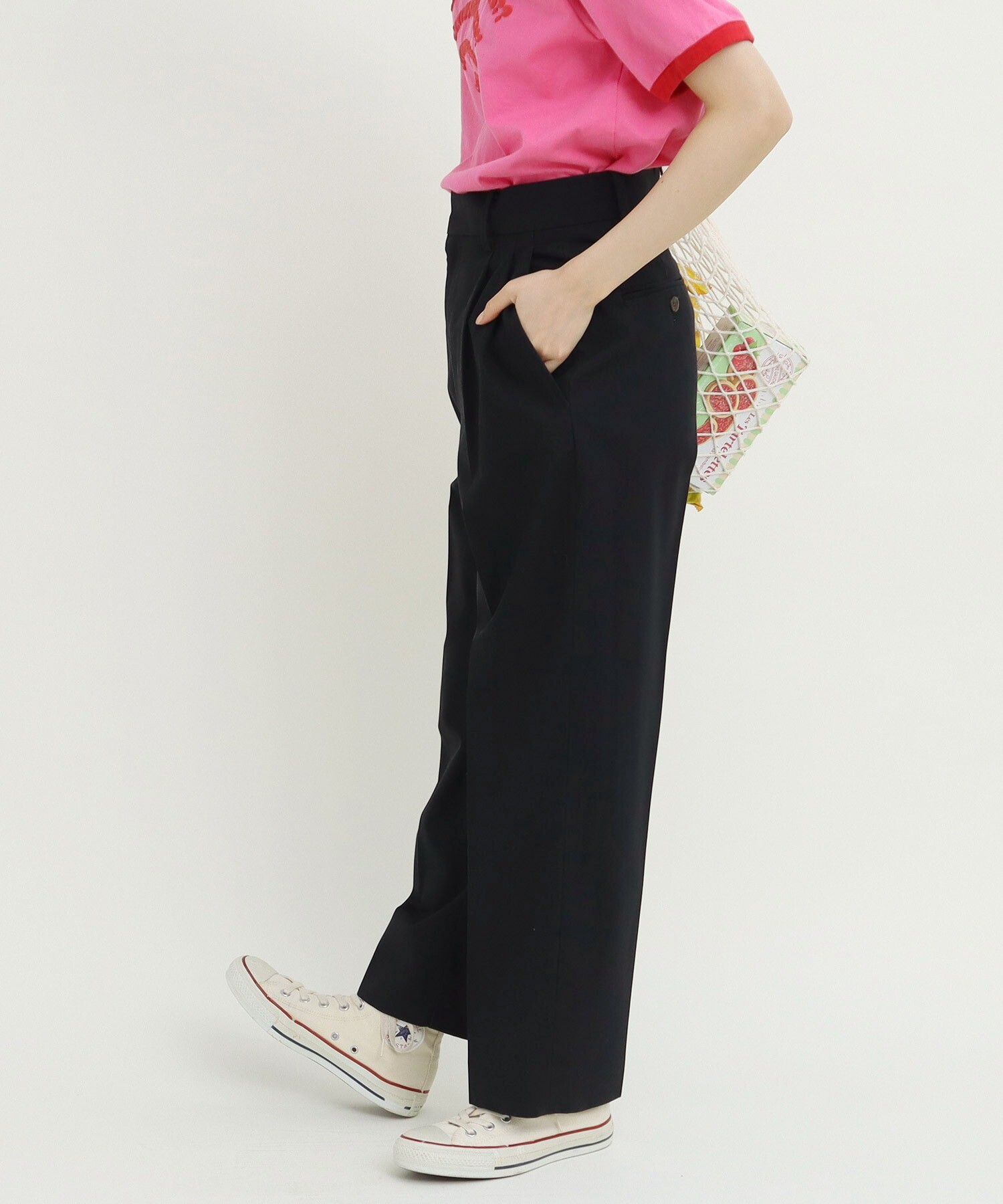 AMBIDEX Store ○強撚ツイル マーベルトストレートパンツ(36