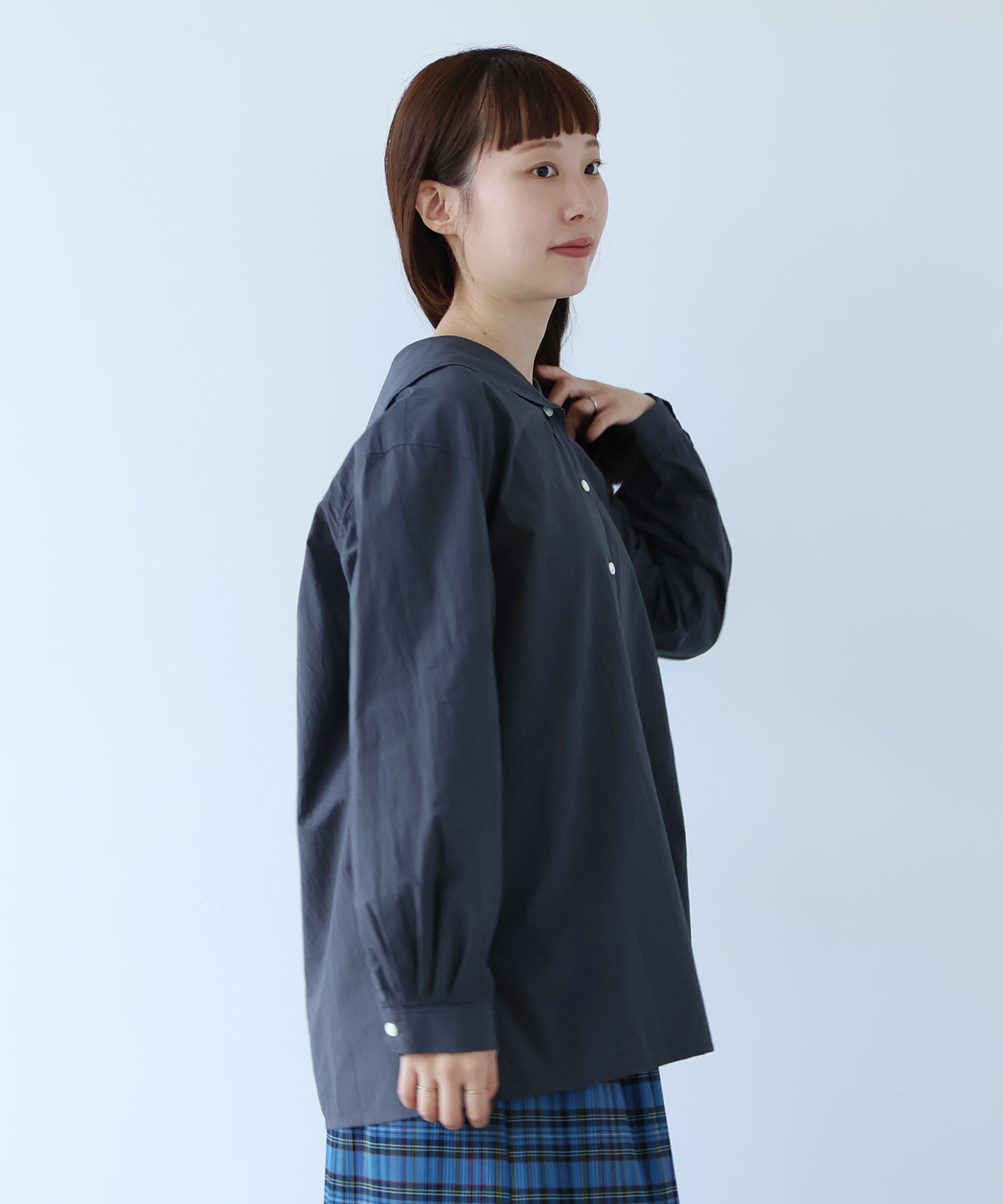麻　アッパーシーツ　モノグラム刺繍　W AMBIDEX Store ○ 100 / - ブロード ナチュラルトリプル