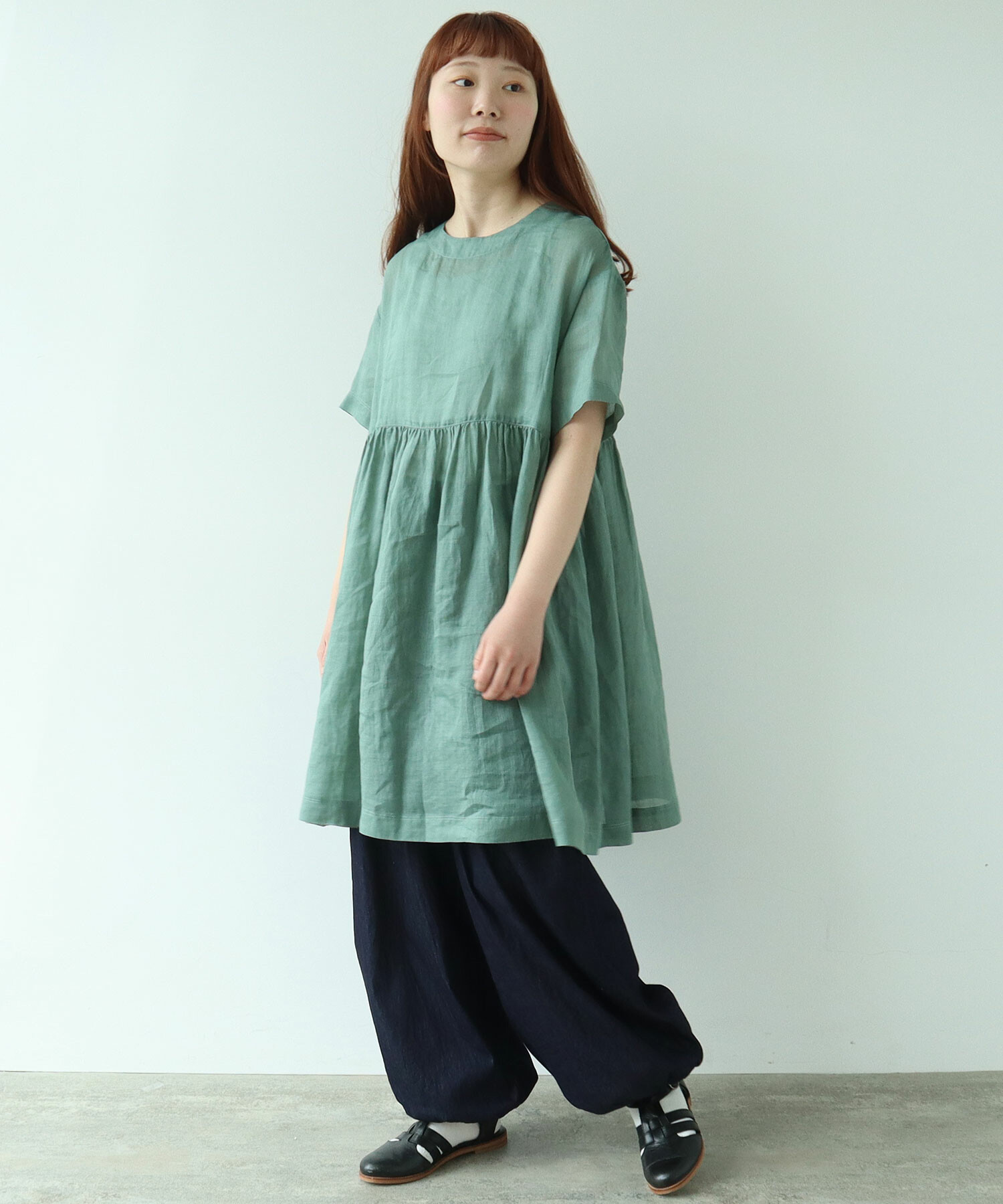 TO BE CIHC ウェーブフローン チュニックブラウス L】ウエーブローン チュニックブラウス(トップス)｜TO BE CHIC