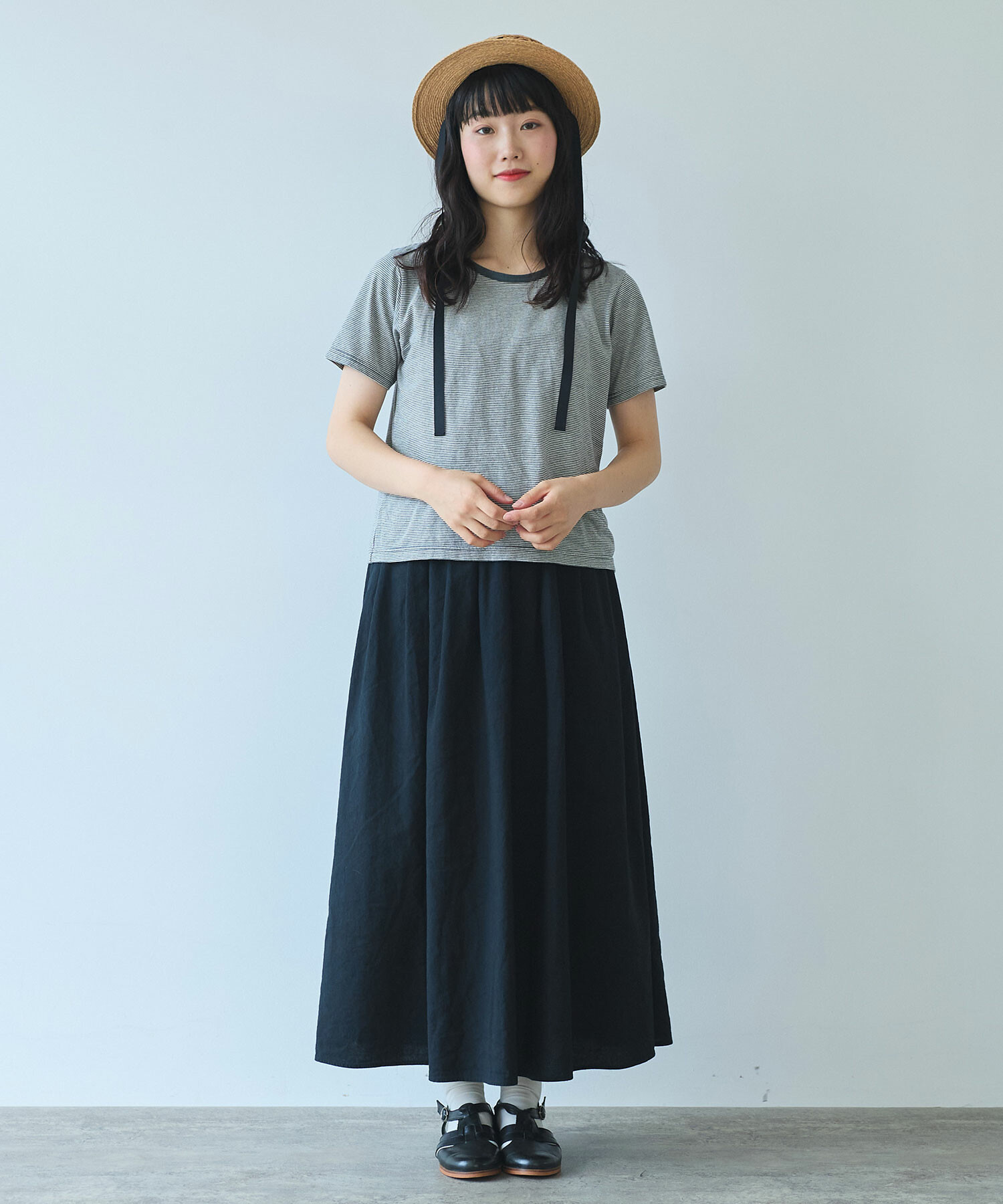 tシャツ よわよわボーダー Tシャツ レディース △よわよわボーダー Tシャツ（Tシャツ/カットソー）｜bulle de