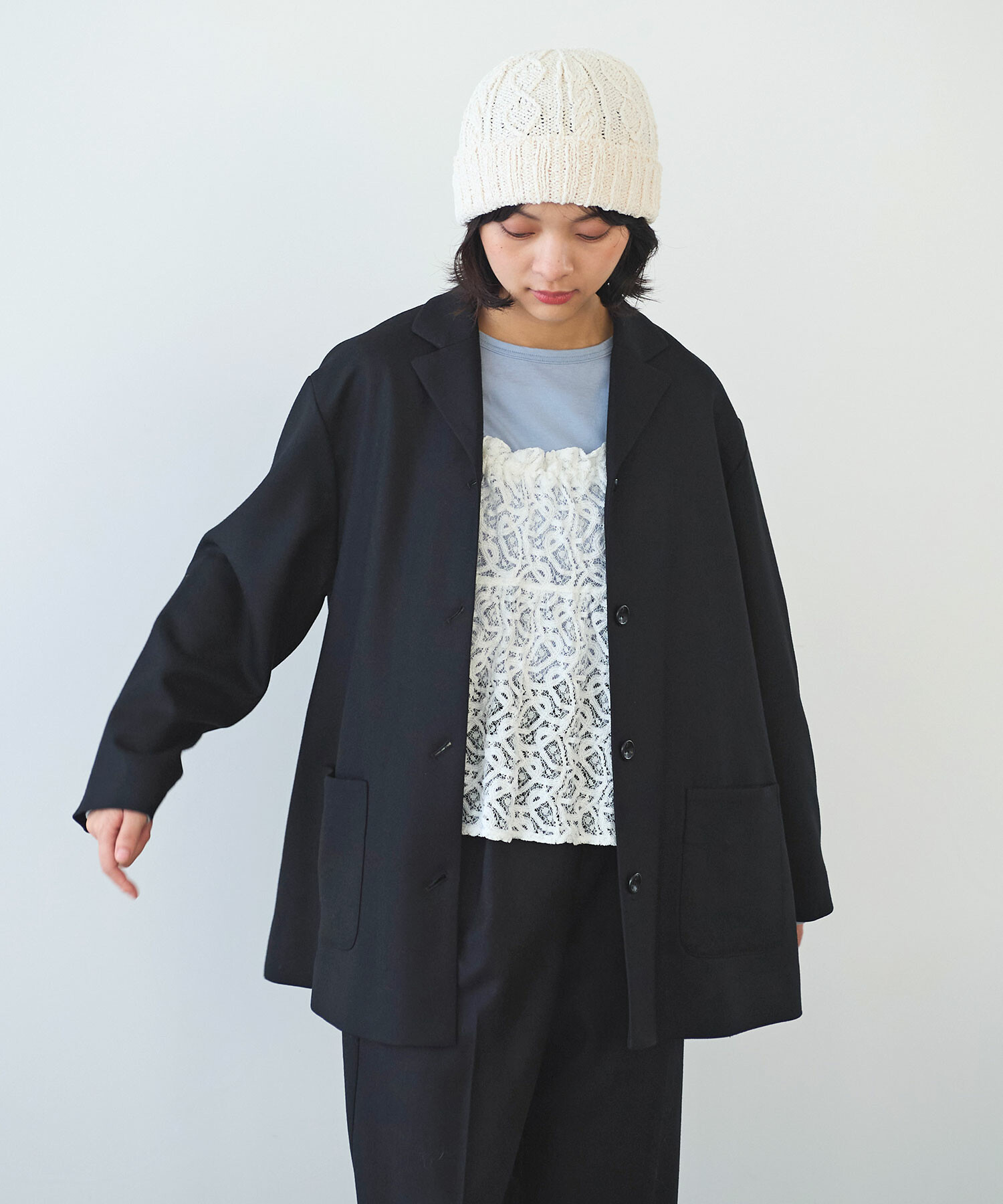 AMBIDEX Store 〇 2/60 サキソニー ジャケット(F コゲチャ): bulle de