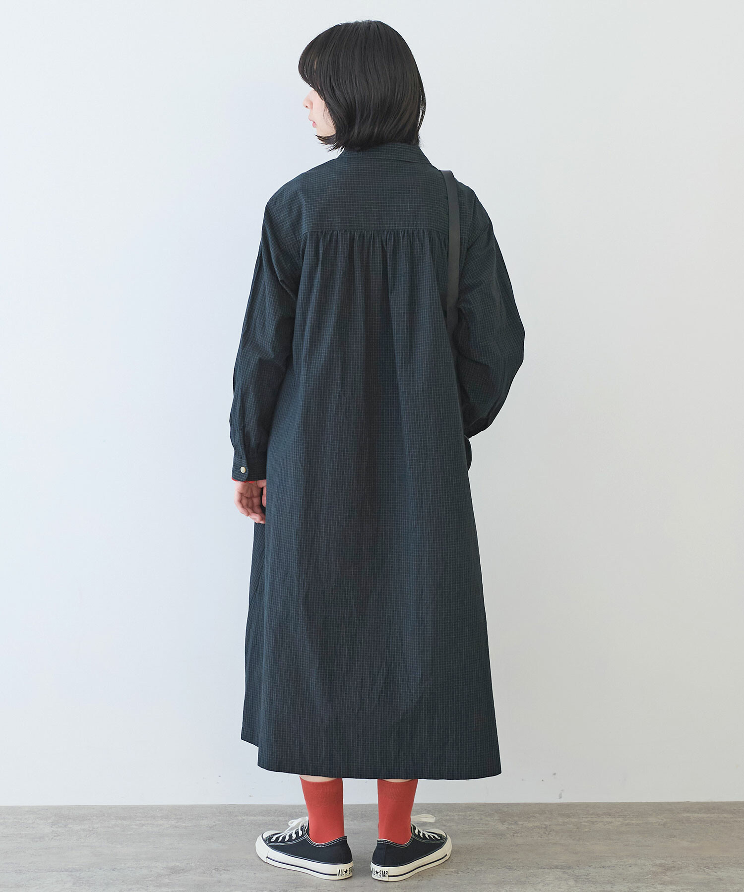 AMBIDEX Store △〇 ナチュラルリップルボイル シャツワンピース(F