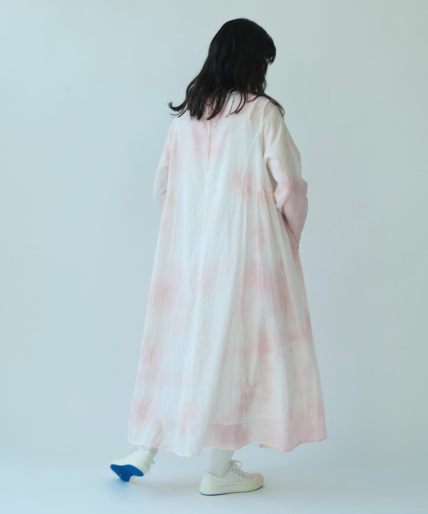 AMBIDEX Store 〇 pink 無回転染め ピンタックワンピース(F
