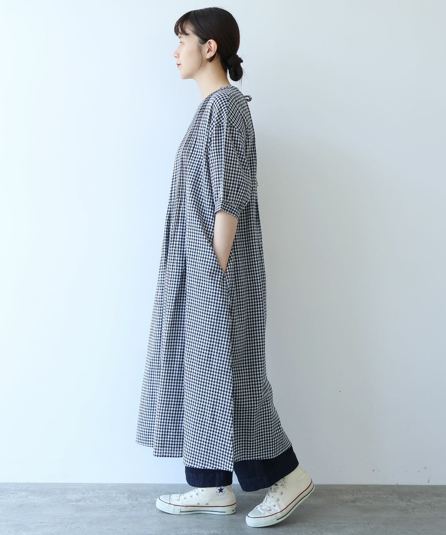 bulle de savon/ビュルデサボン　レースパッチワークワンピース bulle de savon/ビュルデサボン レースパッチワークワンピース