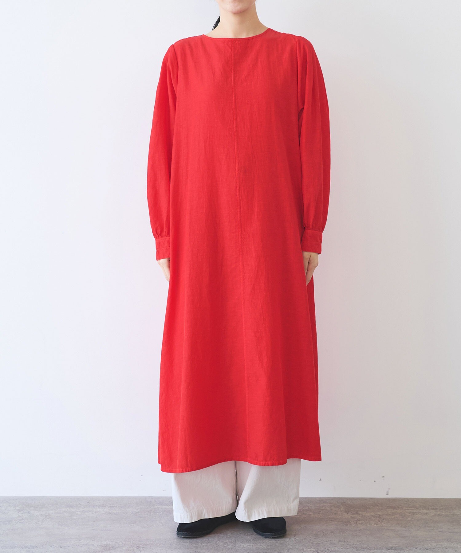 し様 AMBIDEX Store ○recycled cotton tuck ワンピース(F シロ): yuni