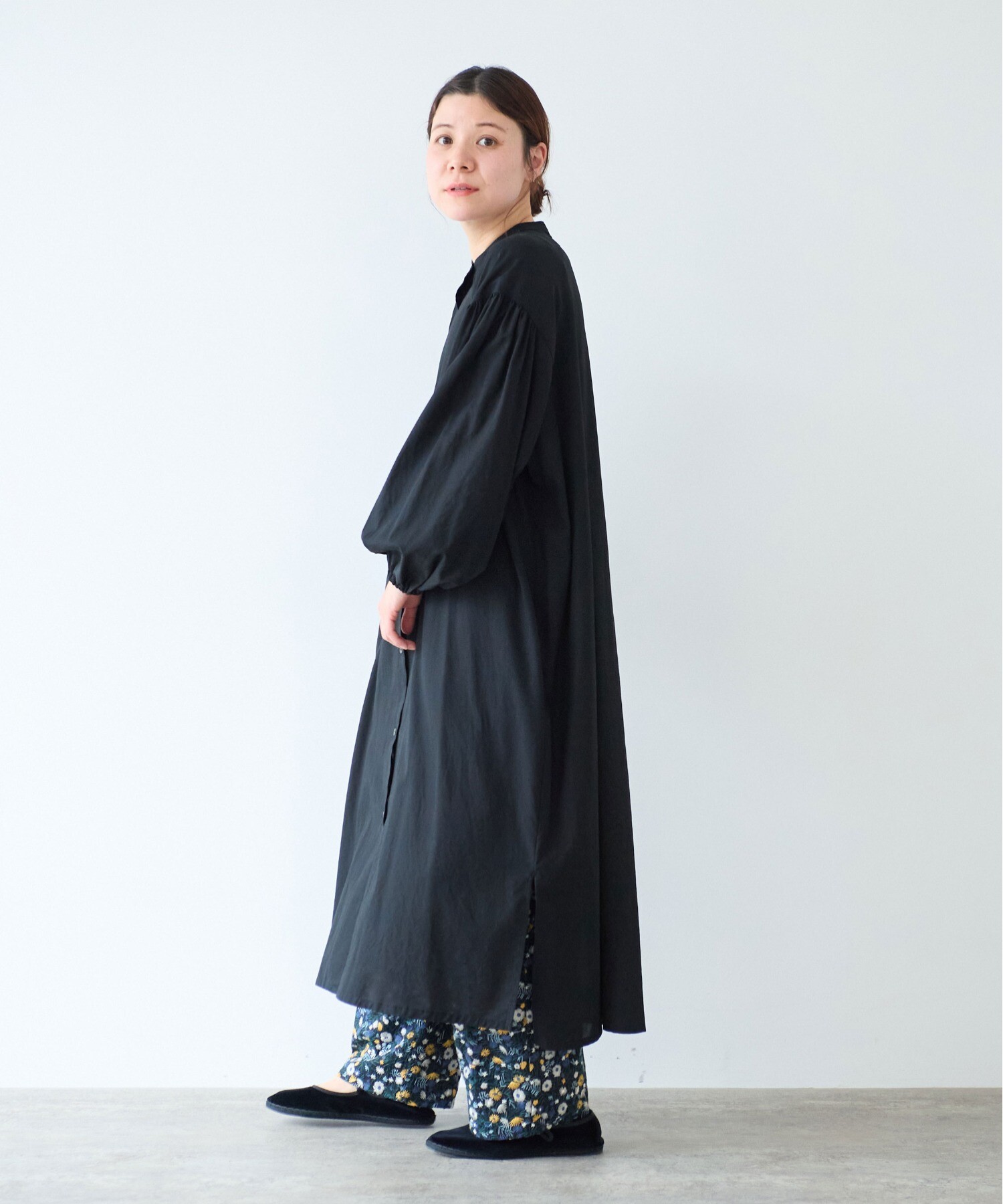 MURUA ネイビー ストラックバルーンスカートワンピース - メルカリ
