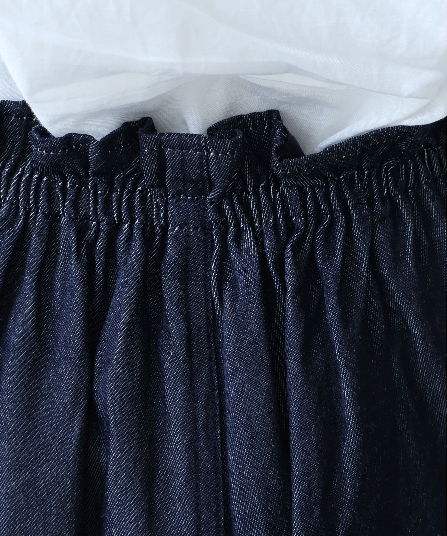 もぎぃさま専用 AMBIDEX Store R/C soft denim cocoon drawstrings パンツ(F