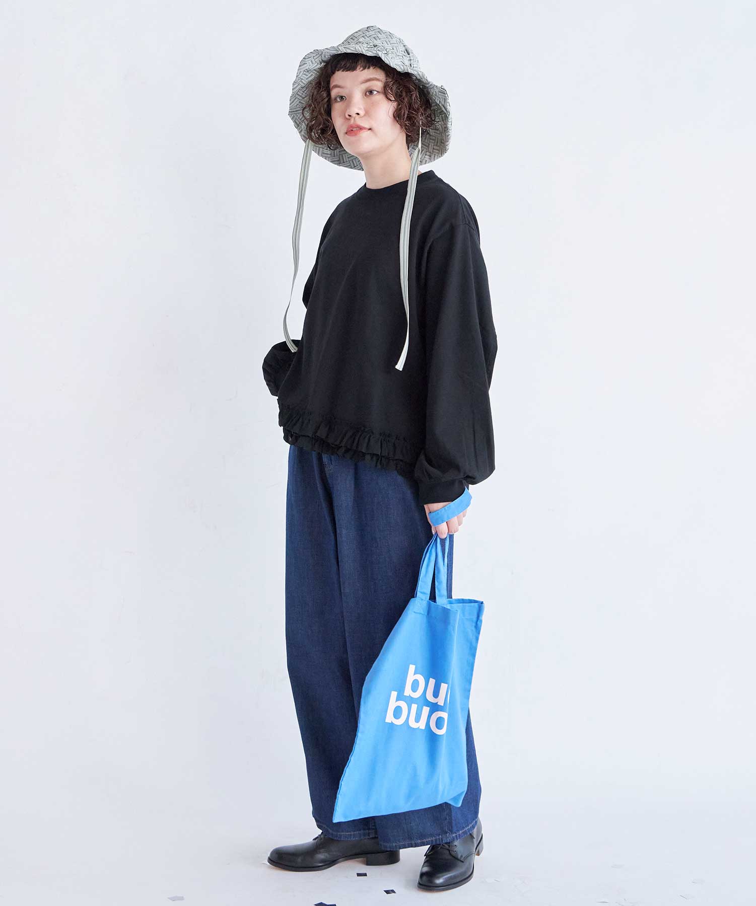 AMBIDEX Store ○MESH HEM プルオーバー(F BLACK): FLAT-cic-HATENA
