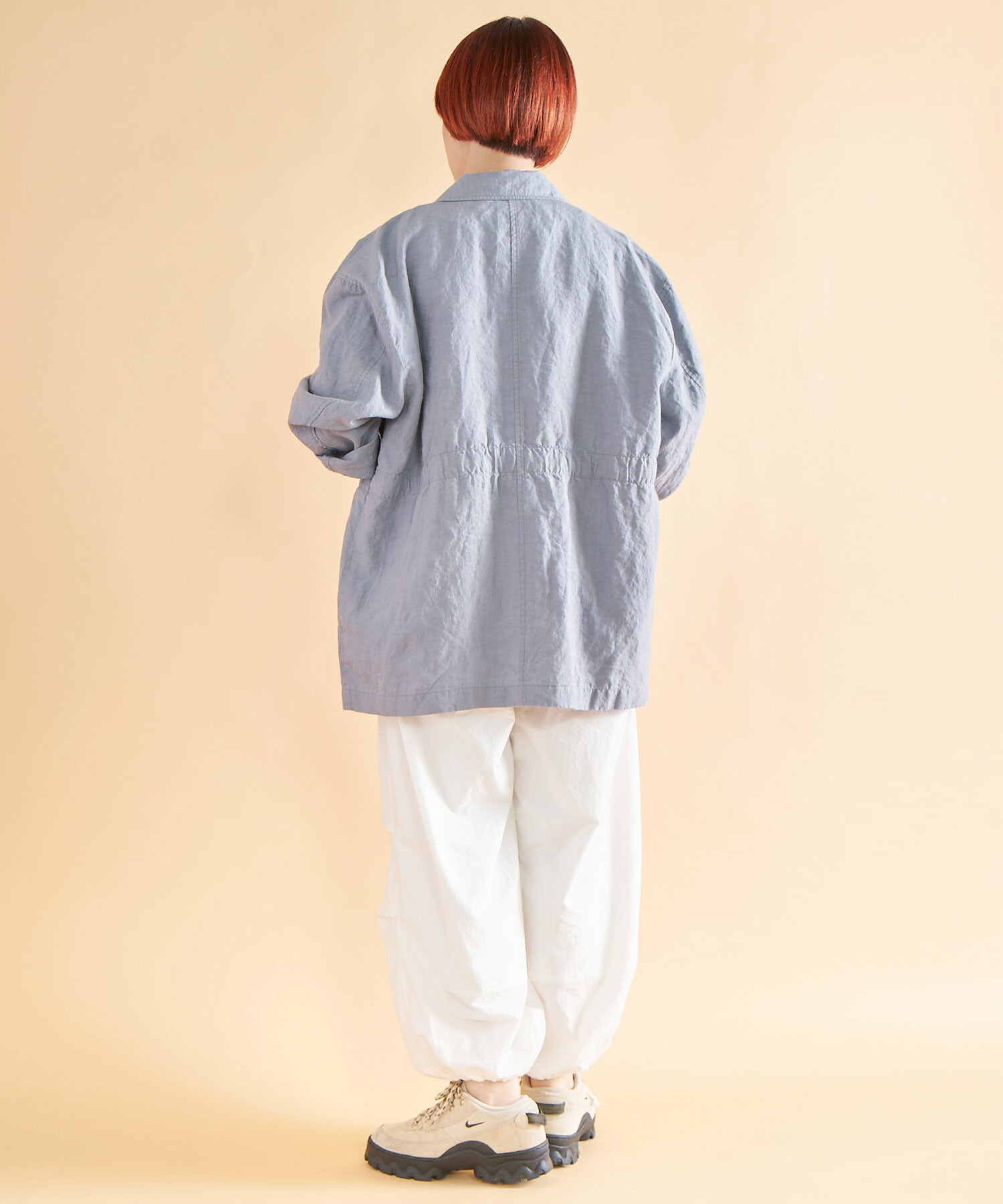 AMBIDEX Store ○60/高密度LINEN PAPA ジャケット(F KINARI): FLAT-cic 