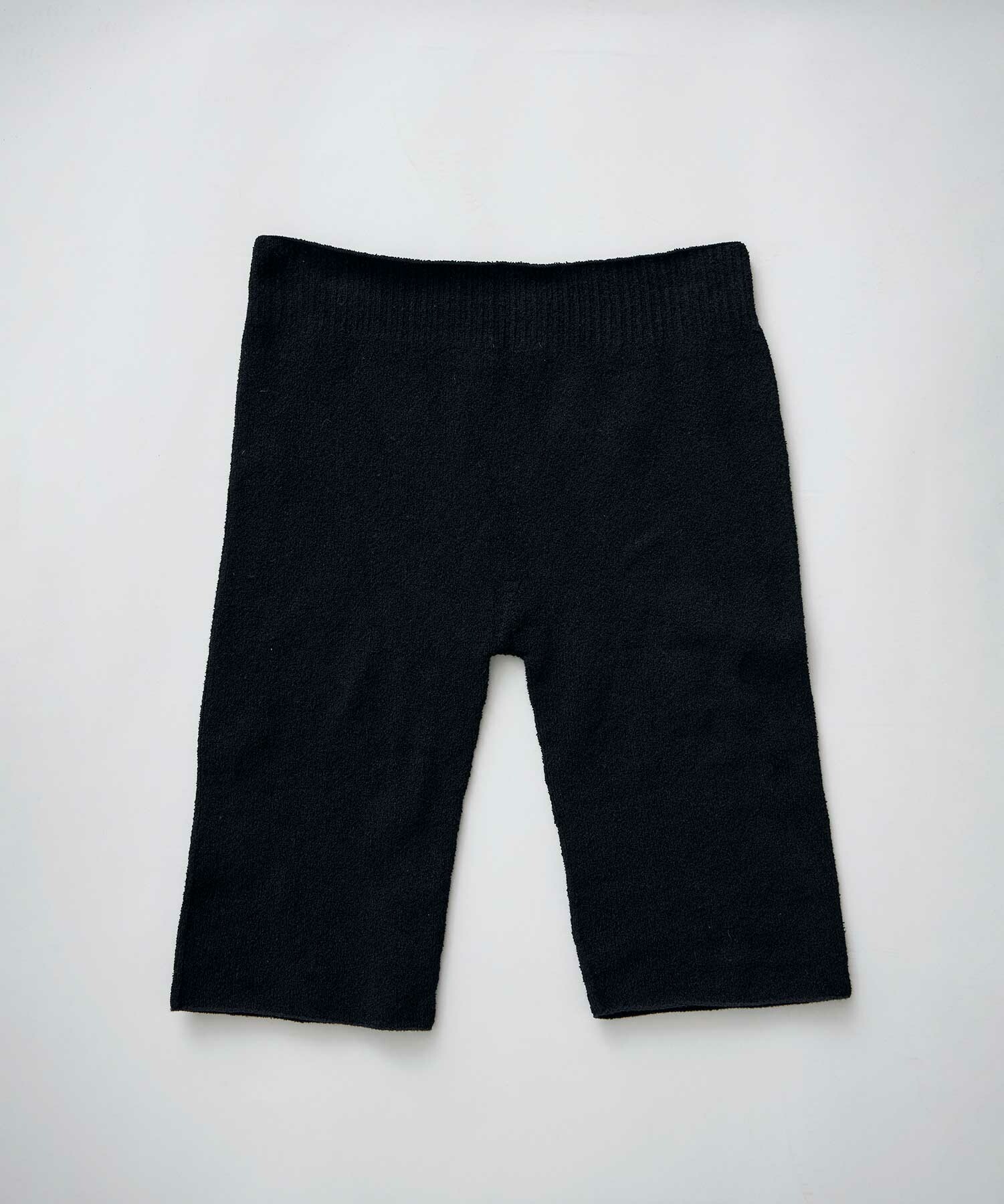 こむたんページ AMBIDEX Store △○COTTON BOUCLE HALF レギンス(F BLACK): FLAT