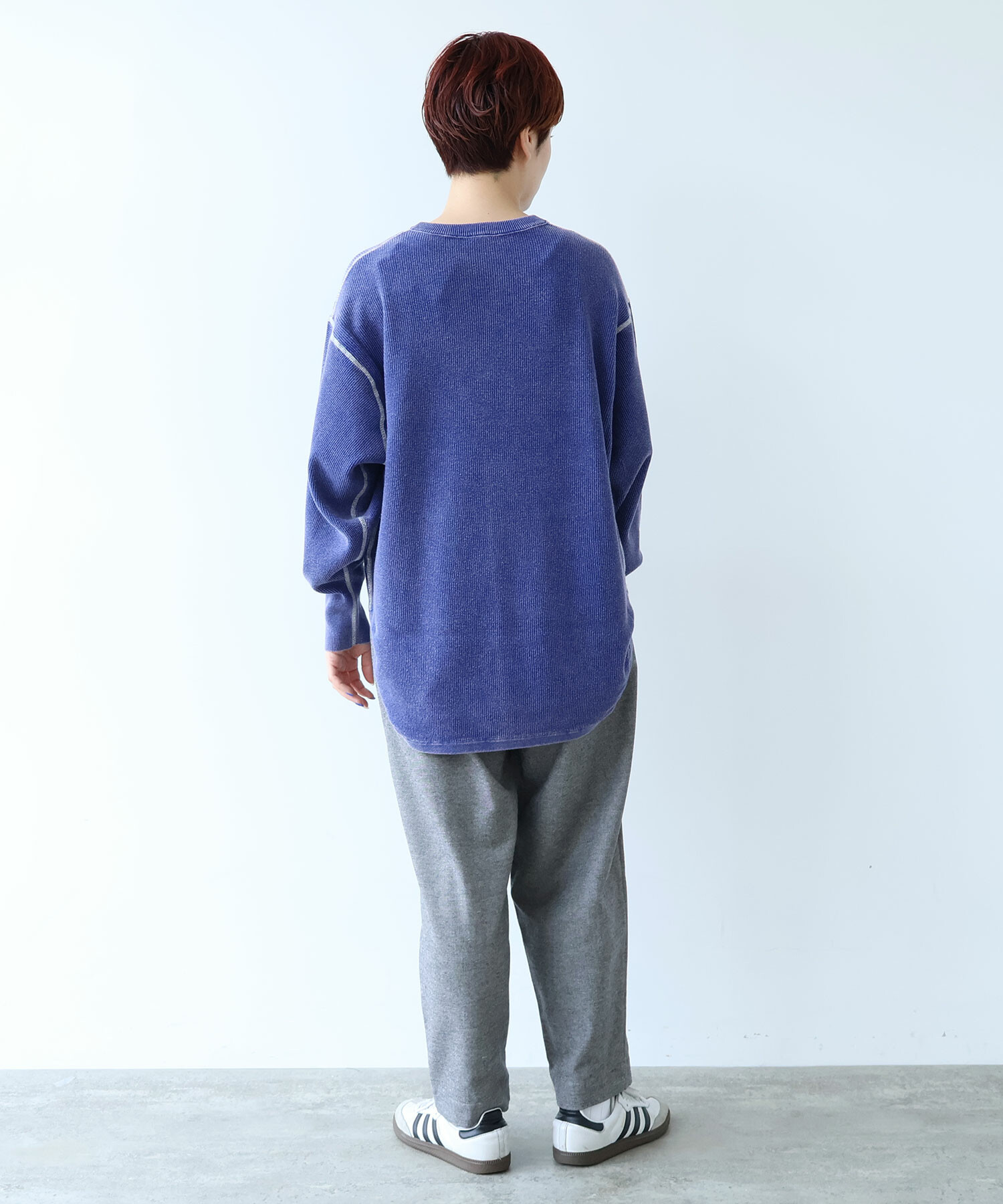 AMBIDEX Store 【予約販売】○COTTON WAFFLE FADE KNIT プル