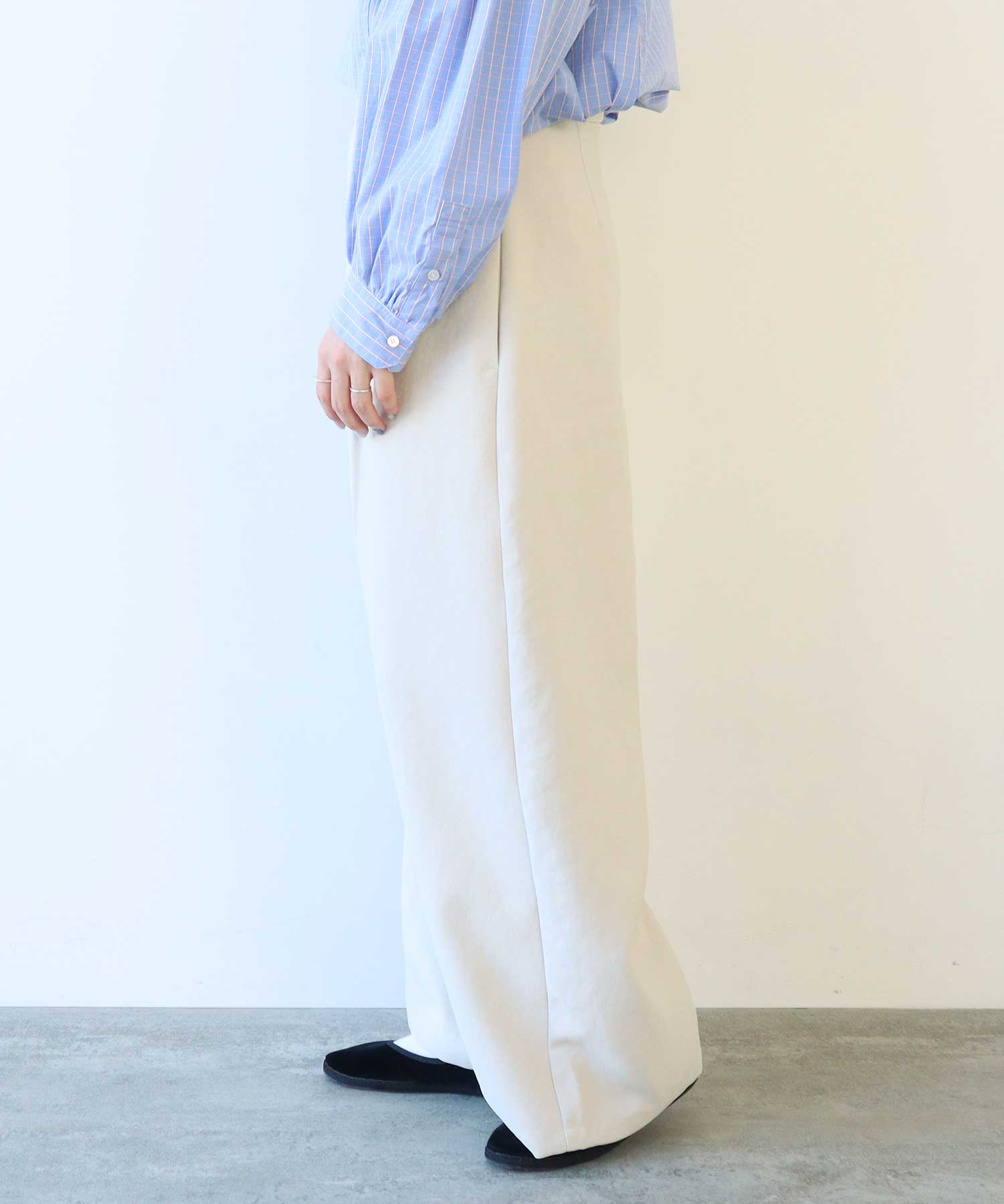 ROSASEN - coco 中古 ロサーセン ROSASEN メンズ パンツ 76cm 白 ホワイト 裏地付き RE730 カーゴパンツ ZIPカーゴパンツ メンズ レディース