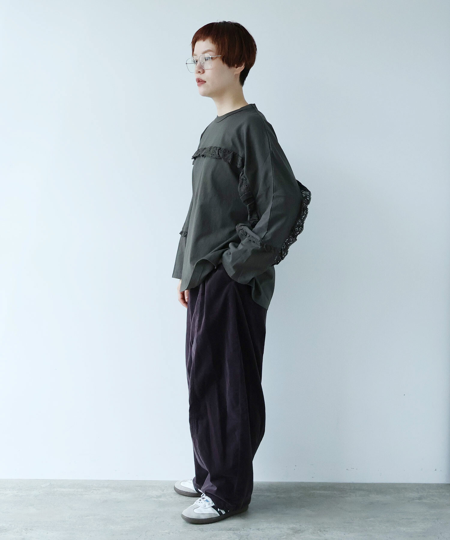 AMBIDEX Store ○スラブ別珍 製品染 CURVE パンツ(F SKY): buoybuoy