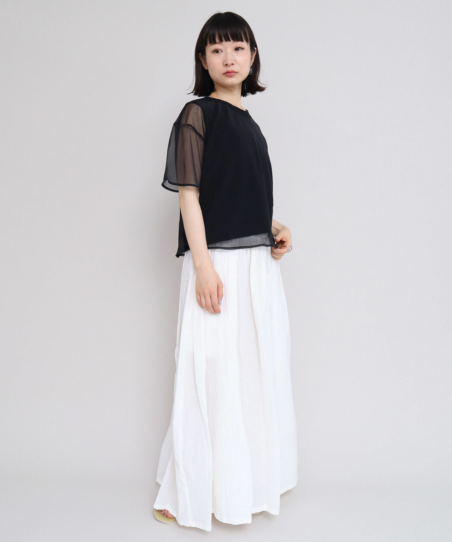 ENFOLD - 完売品 ENFOLD エンフォルド CLEAR 天竺 レイヤード T