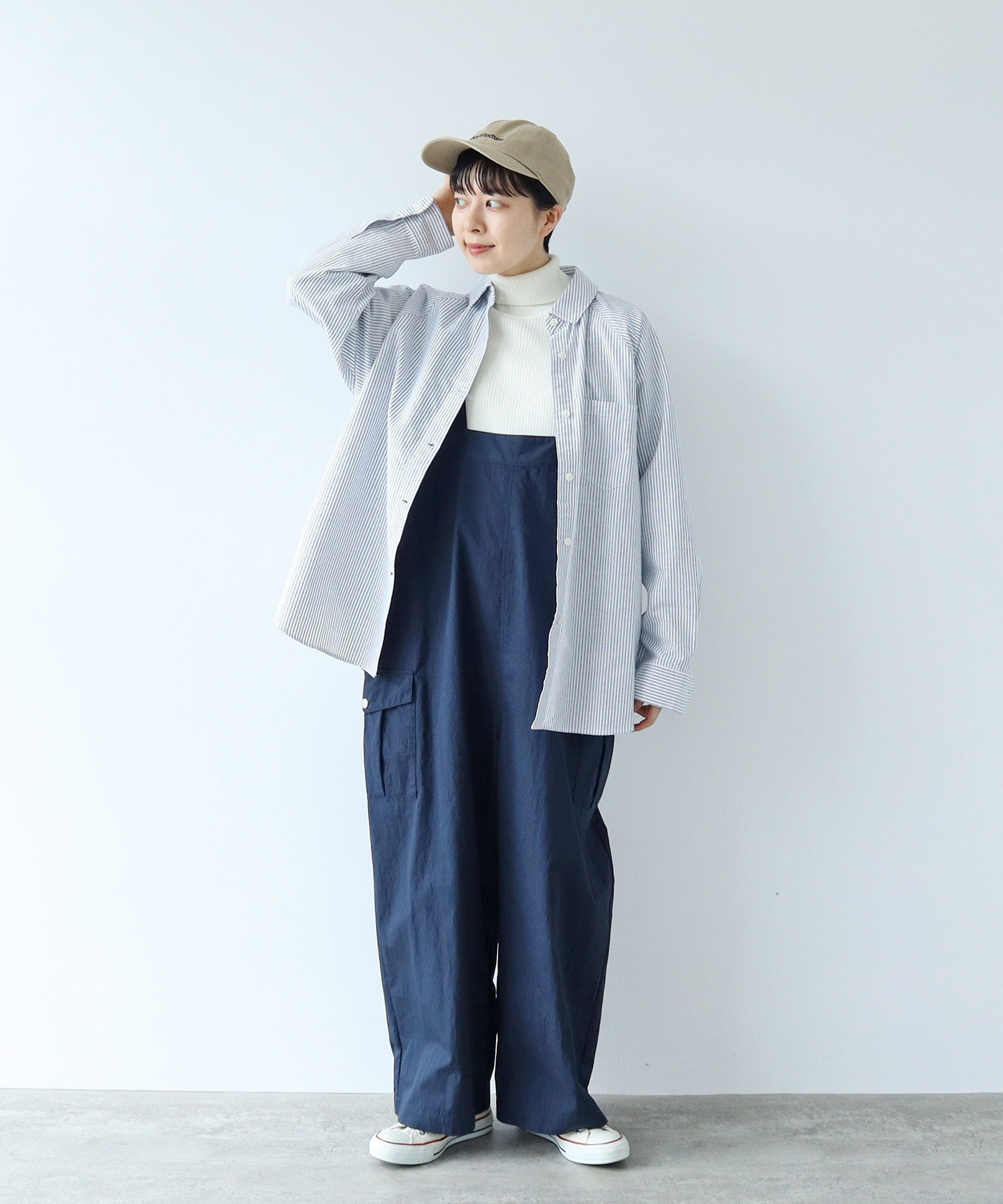 AMBIDEX Store ○コットンナイロンウェザー 吊りパンツ(F クロ): PAR ICI