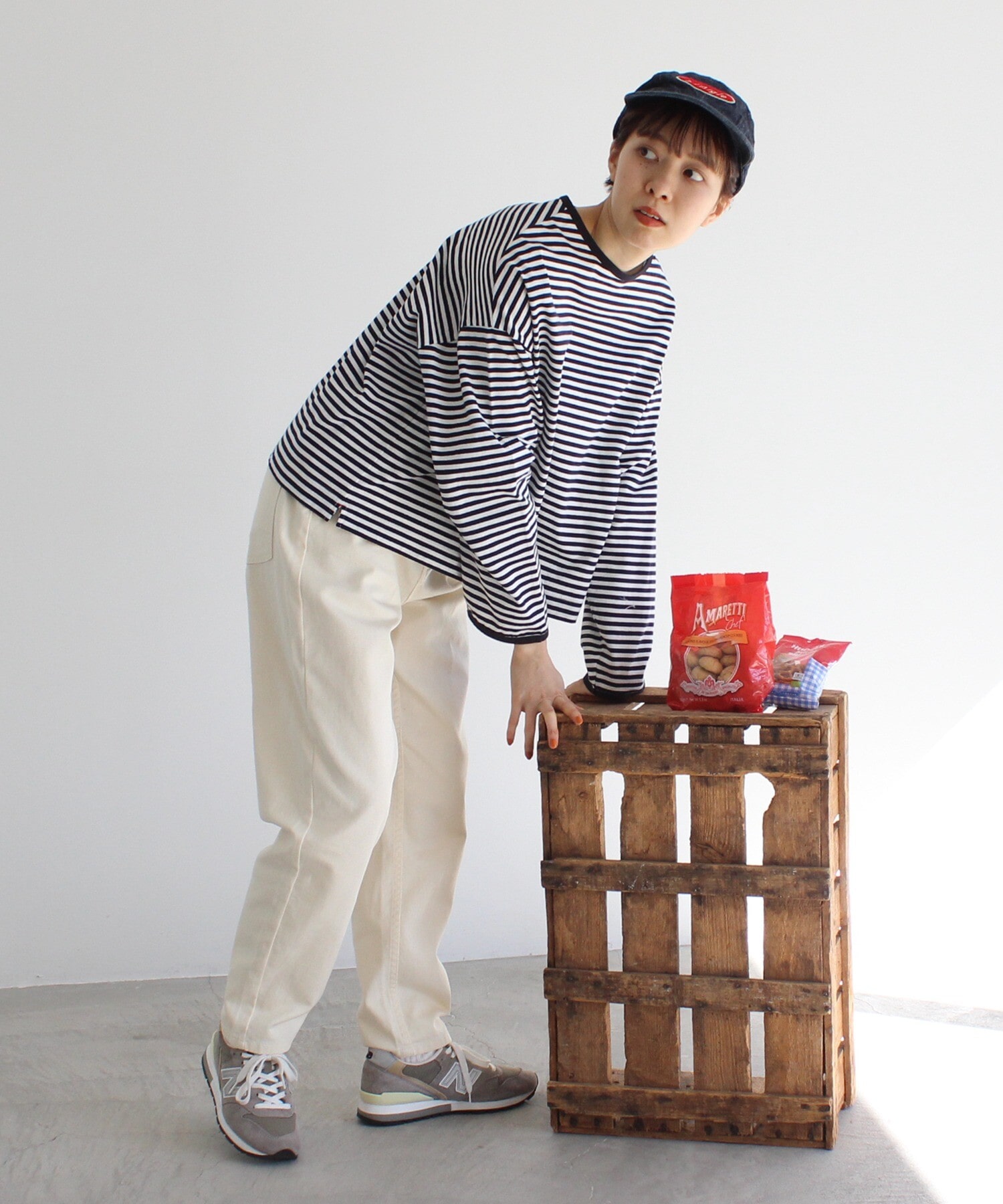 モデル 164cm 着用サイズ:M