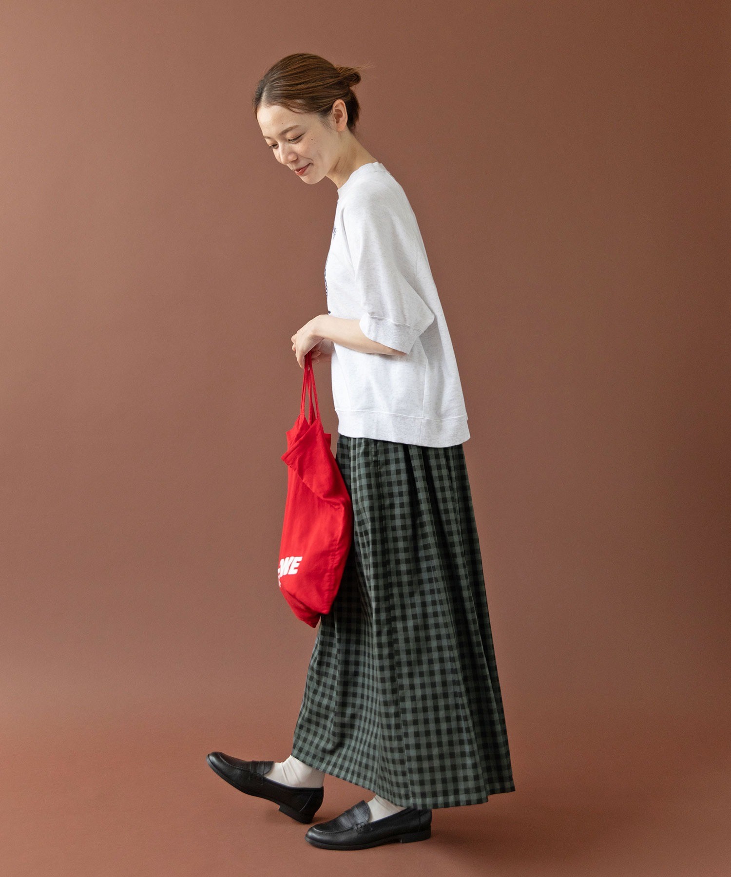 Mia check skirt andmary ギンガムチェック スカート ANDMARY】Mia check skirt
