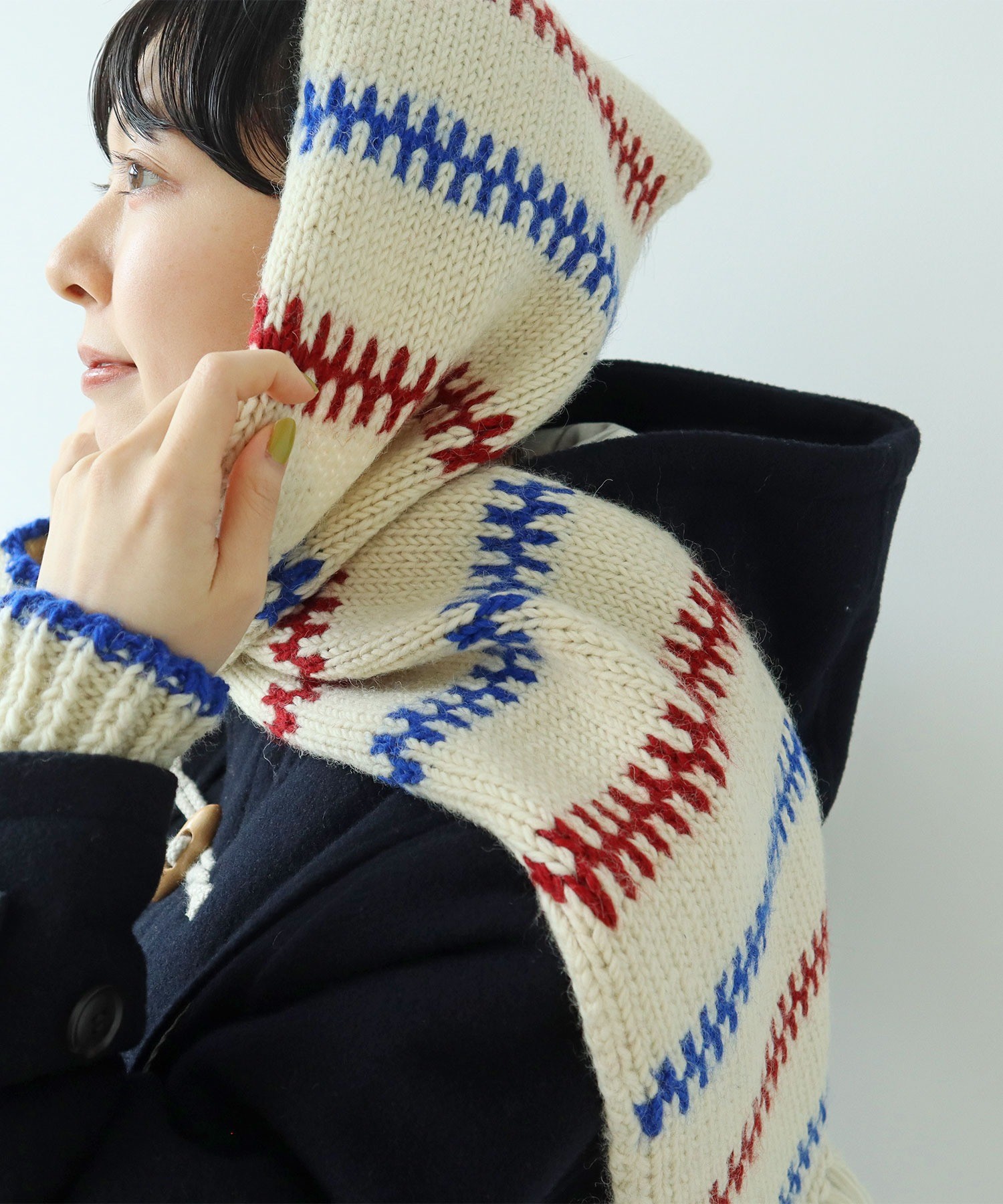 AMBIDEX Store ○【WEB別注】ネパールハンドニット レールマルチ