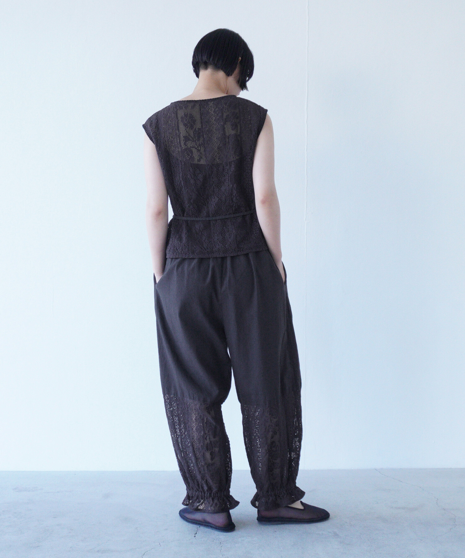 AMBIDEX Store 〇lasew ノースリーブブラウス(F キナリ): FLAT