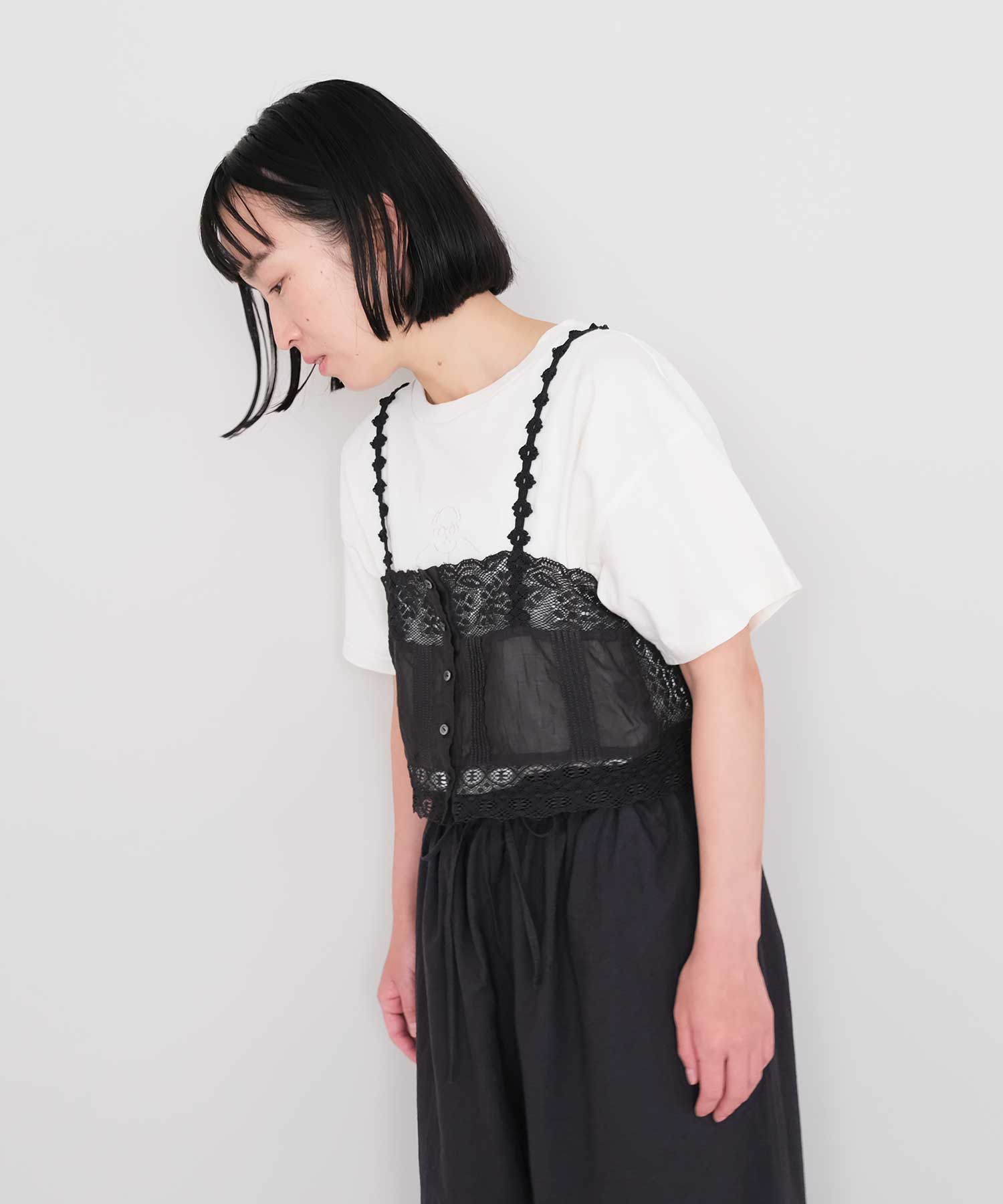 AMBIDEX Store △〇lace pin tuck ワンピース(F