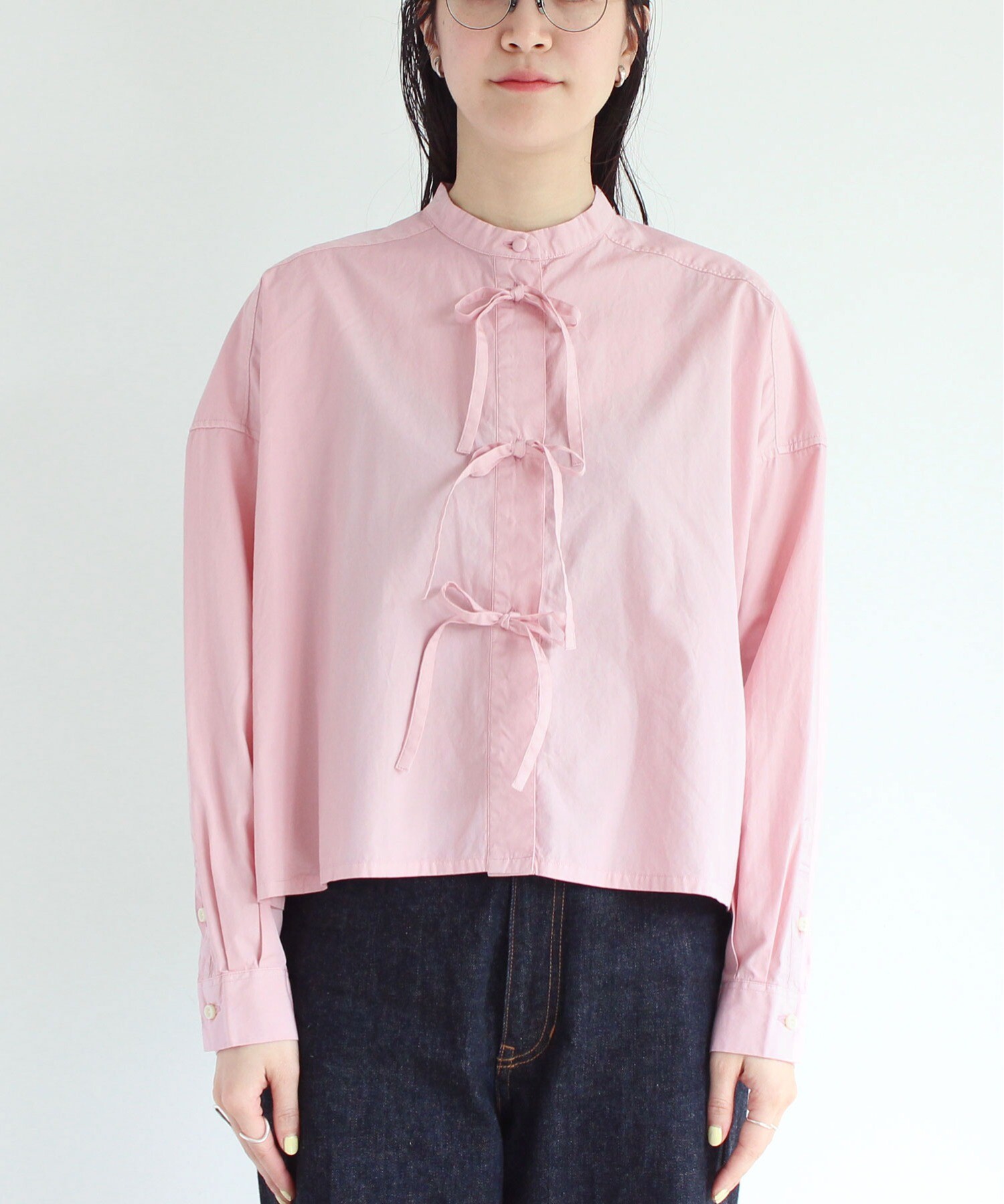 AMBIDEX Store ribbon blouse(F ピンク): l'atelier du savon