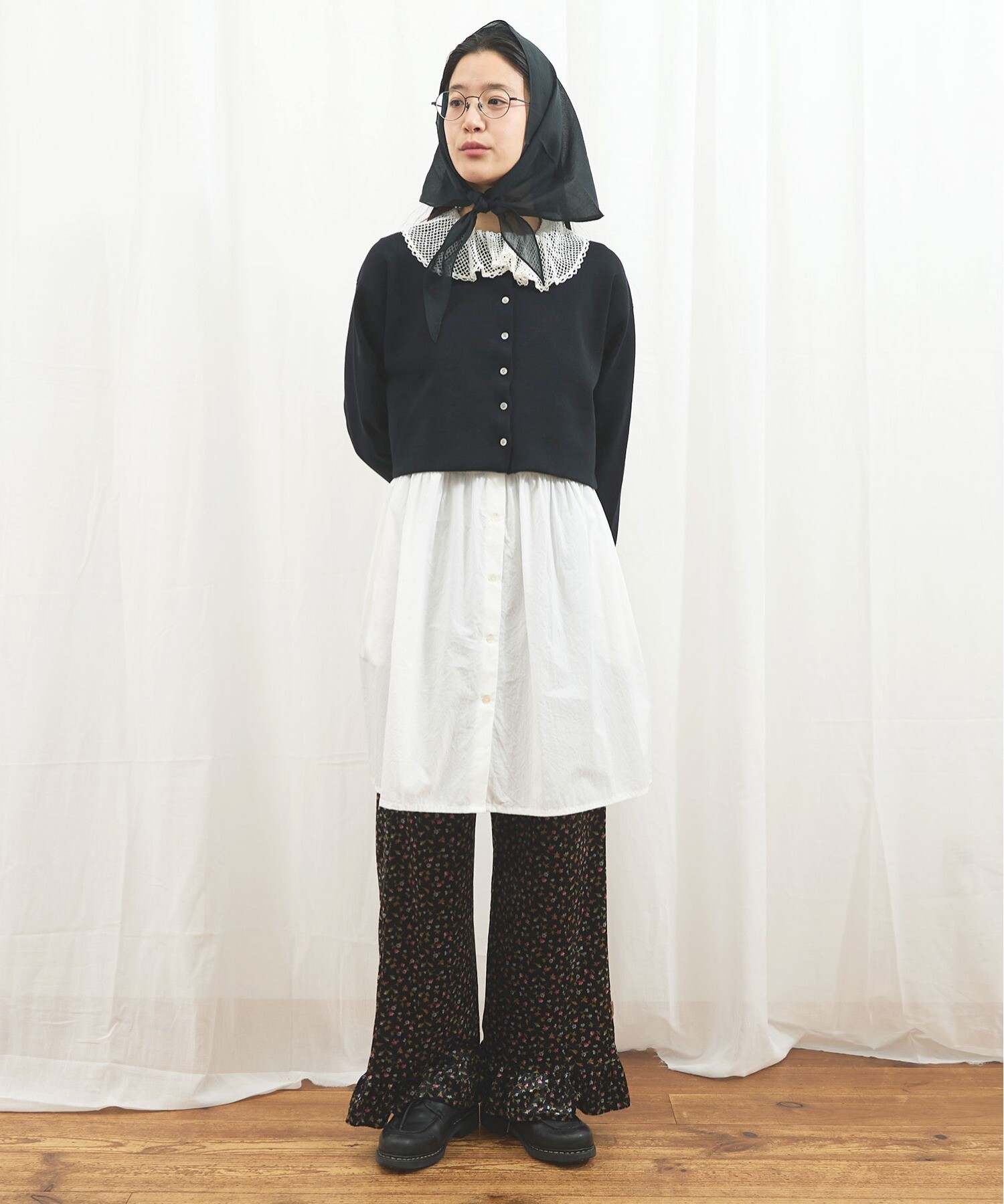 AMBIDEX Store C/Ny pleating cardigan(F キナリ): l'atelier du savon