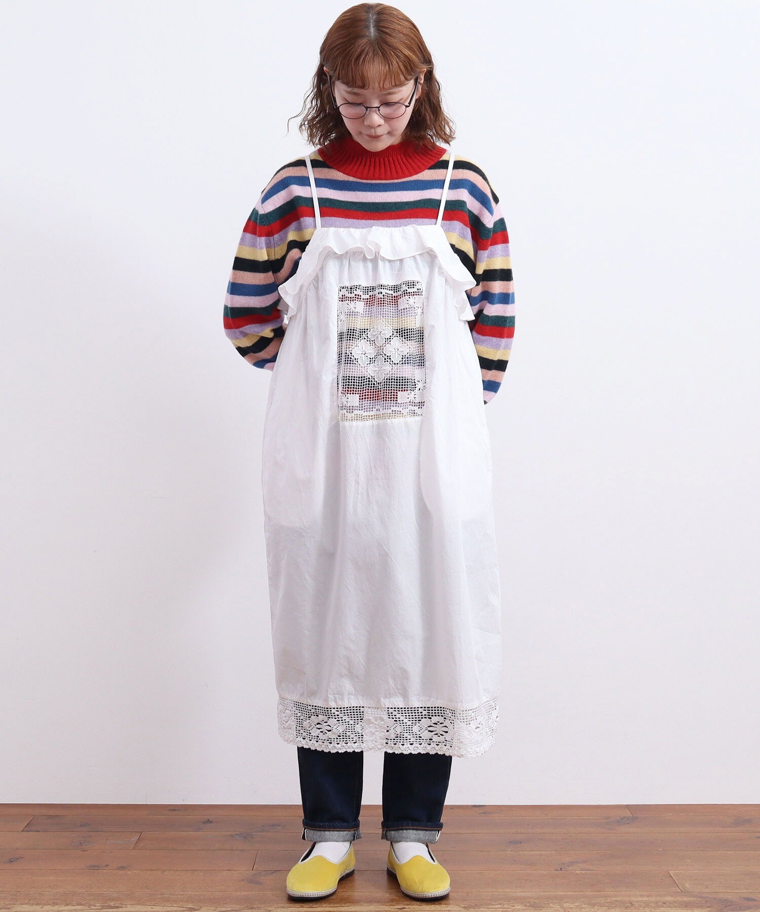 AMBIDEX Store Tuscany lace apron dress(F クロ): l'atelier du savon
